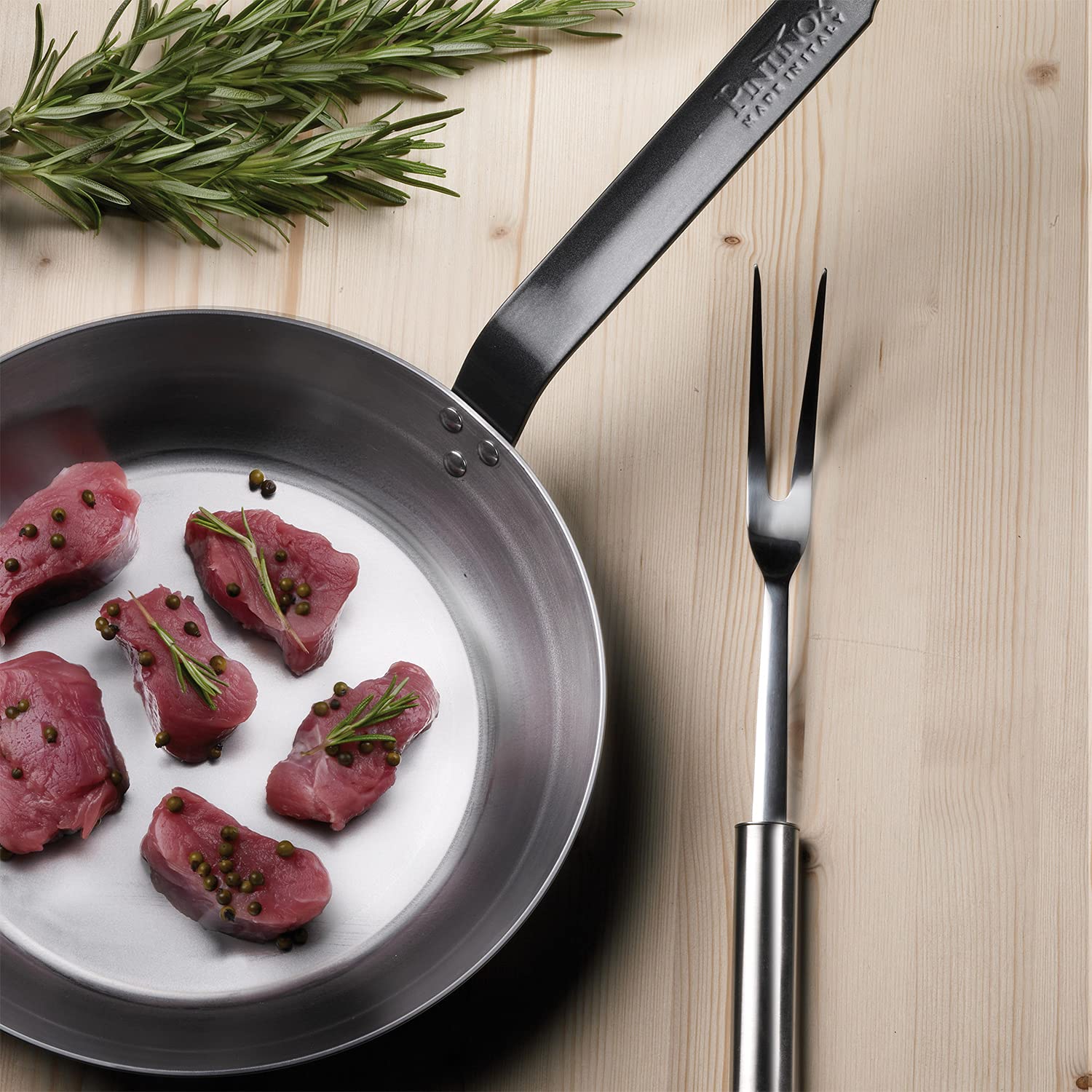 PINTINOX Excalibur Series Conical Wok - 34cm Italian Cast Iron Induction Compatible - Perfect for Stir-Frying, Sautéing & Asian Cooking