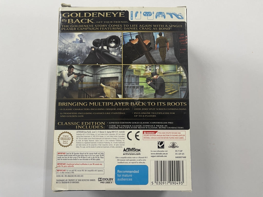 Goldeneye 007 Classic Edition - Brand New Unopened Nintendo 64 Game - Retro Gaming Collectible for Nostalgic Players & Gift for Gamers - Perfect for Game Nights & 90s Themed Parties
