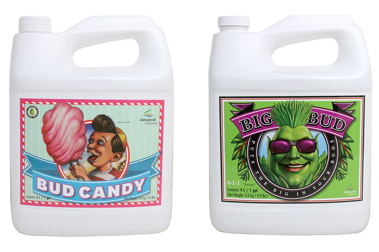Advanced Nutrients Big Sticky Buds Pack (4 Liters) - Premium Plant Fertilizer for Hydroponics & Soil Gardening - Boost Flowering & Bud Growth for Indoor/Outdoor Plants