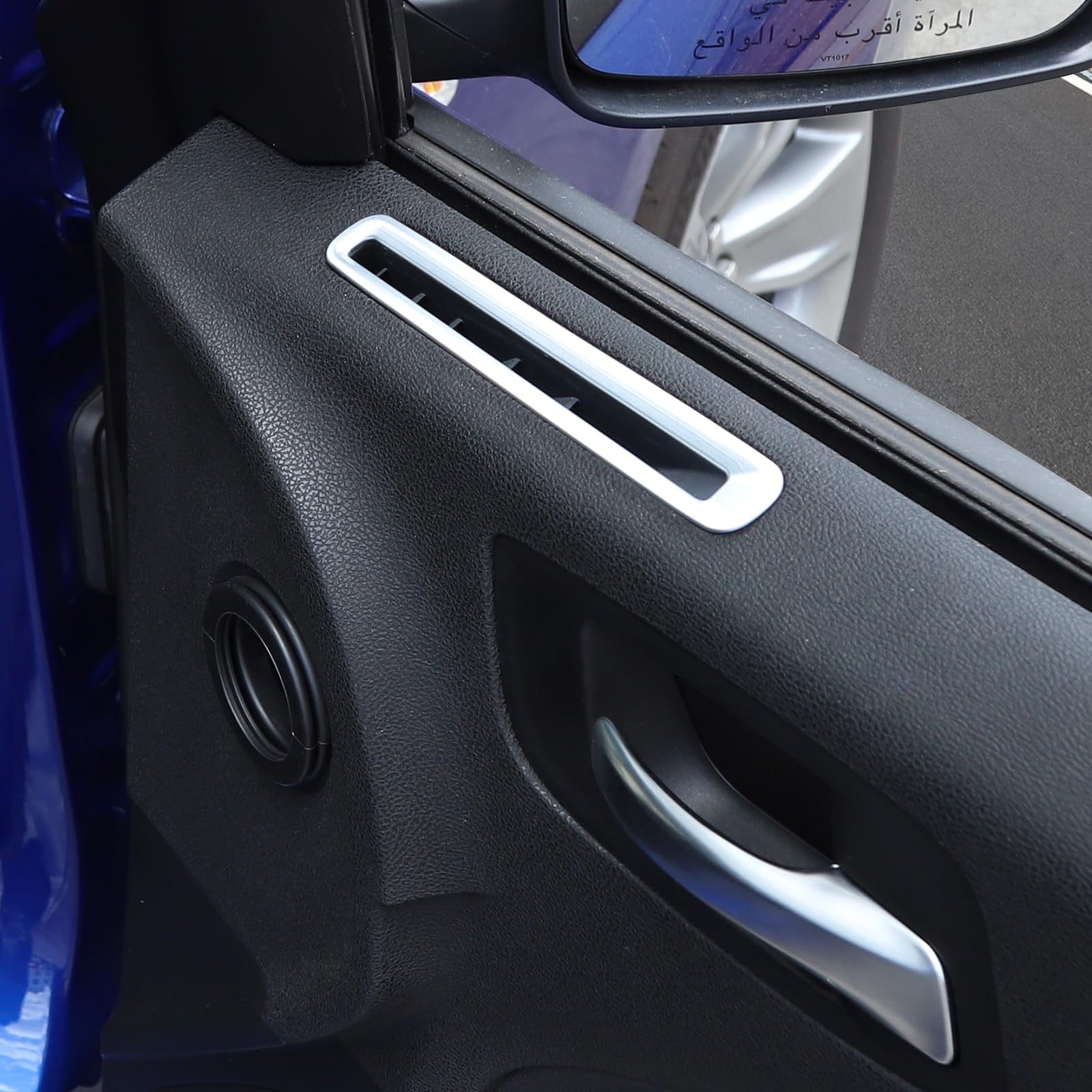 Dodge Charger 2011-2023 AC Vent Trim Cover - Silver Interior Accessories (2pcs) | RT-TCZ Charger Door Air Vent Upgrade | Perfect for Car Interior Customization & Protection