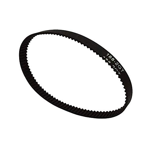 188-2GT-6 Rubber Timing Belt 188mm Length 6mm Width 94 Teeth Closed Loop (4 Pack) - Perfect for Voron 2.4 3D Printer DIY Projects & CNC Machine Repairs