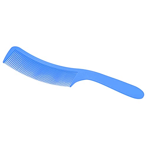 Professional Barber Comb with Fine Teeth - Heat Resistant, Ergonomic Handle for Salon & Home Use - Comfortable Grip & Edge Modification (Blue) - Perfect for Hairstyling, Detangling & Styling at Home or Professional Salons
