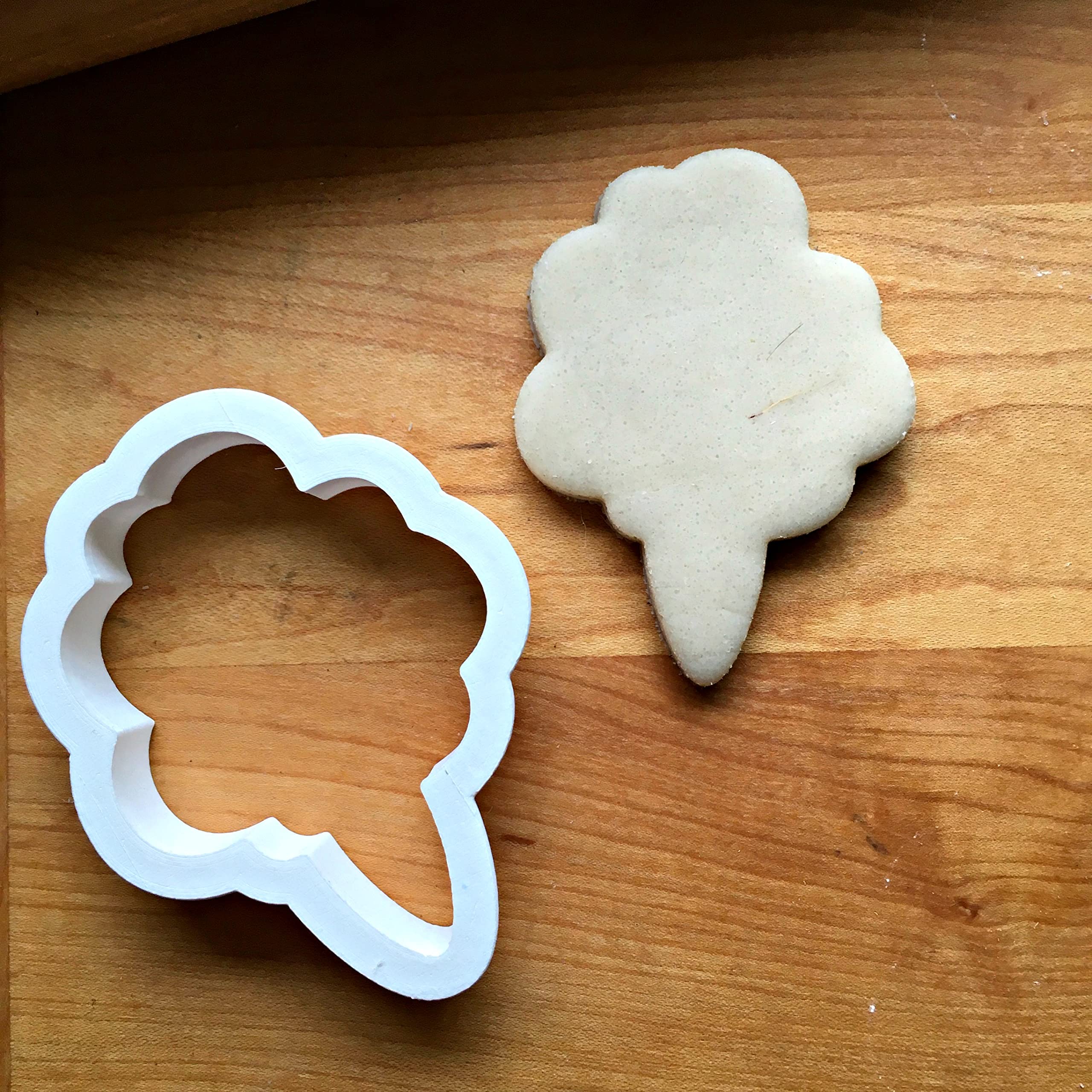 Sweet Prints Inc Cotton Candy (Outline) Cookie Cutter - 4 Inch Stainless Steel Baking Tool, Dishwasher Safe - Perfect for Birthday Parties, Baby Showers & Holiday Cookie Decorating