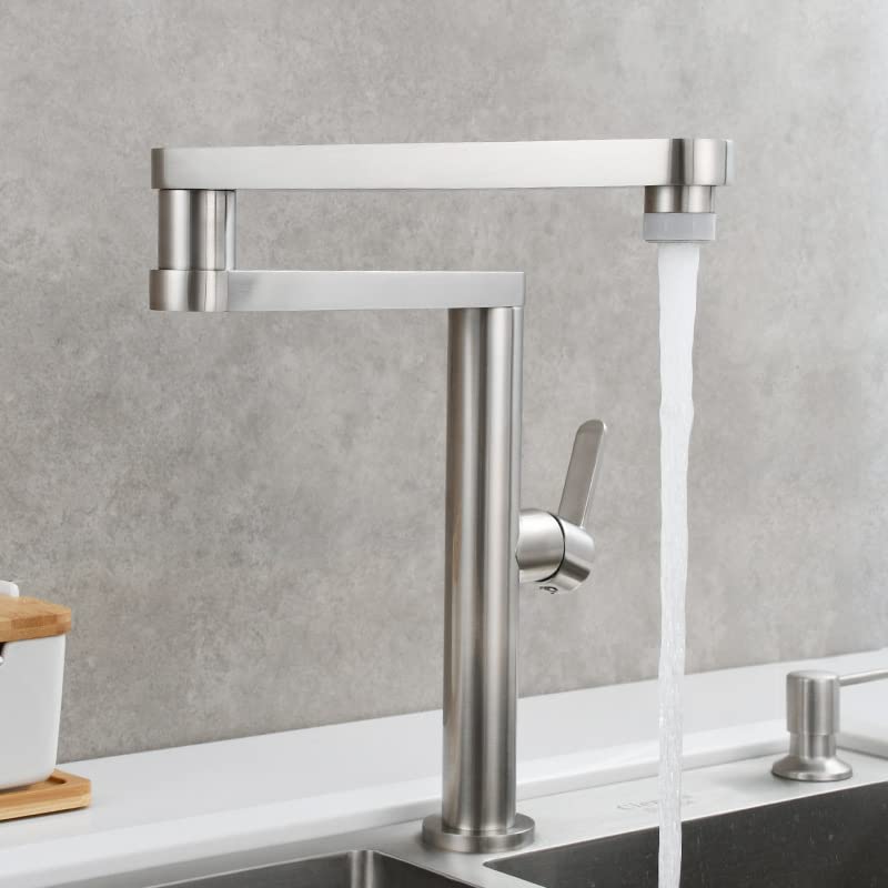 Brushed Nickel 2 Fold