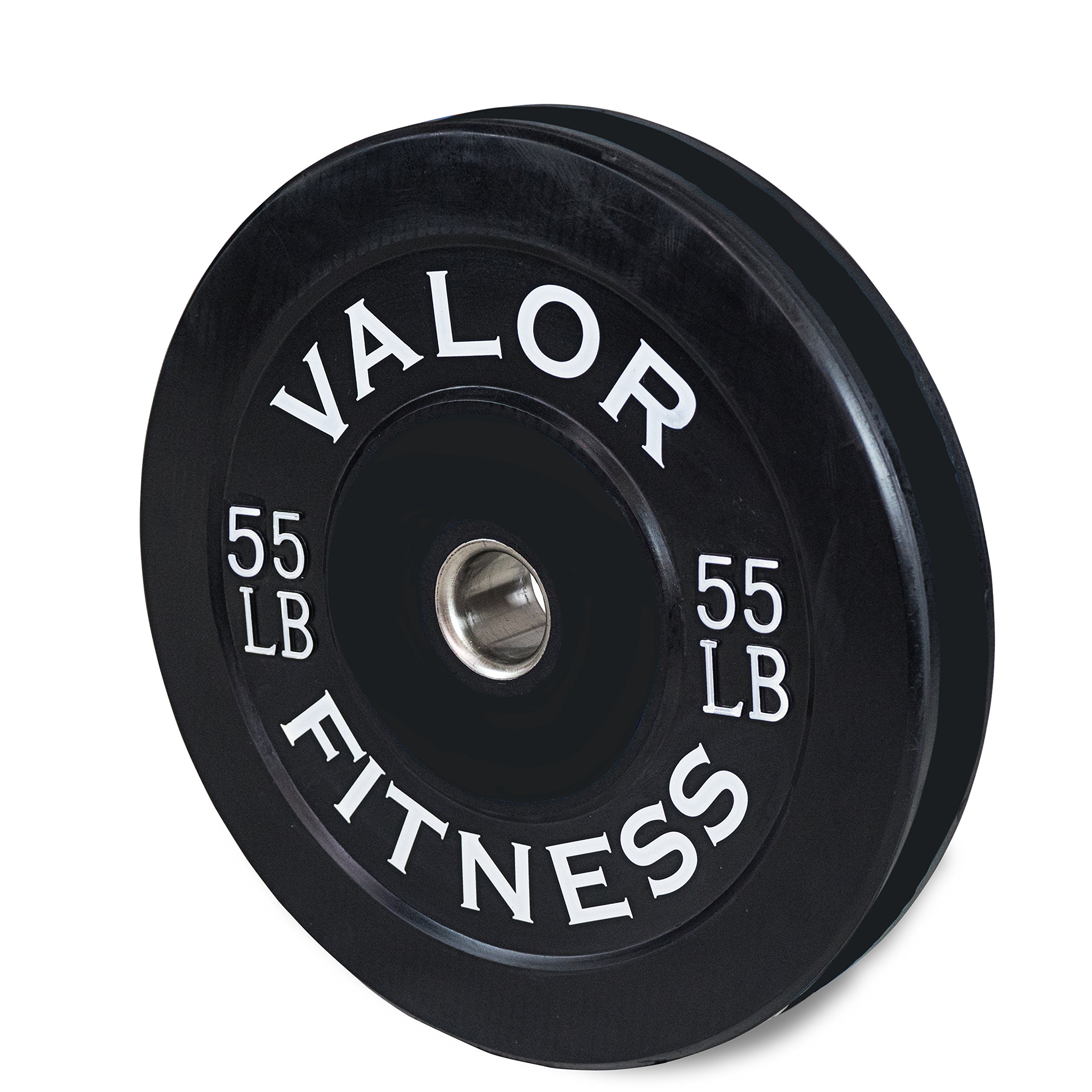 Valor Fitness BP Rubber Olympic Bumper Weight Plates Set - 10LB to 45LB for CrossFit, Powerlifting & Home Gym Strength Training - Durable Rubber Coated for Noise Reduction & Floor Protection - Perfect for Garage Gym, Commercial Fitness Centers & Weightlifting Competitions
