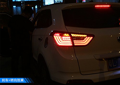 2014-2015 Hyundai IX25 Cantus Creta LED Tail Lights - Red High Performance Brake Lamps for Enhanced Visibility & Safety | Perfect for Night Driving & Foggy Conditions