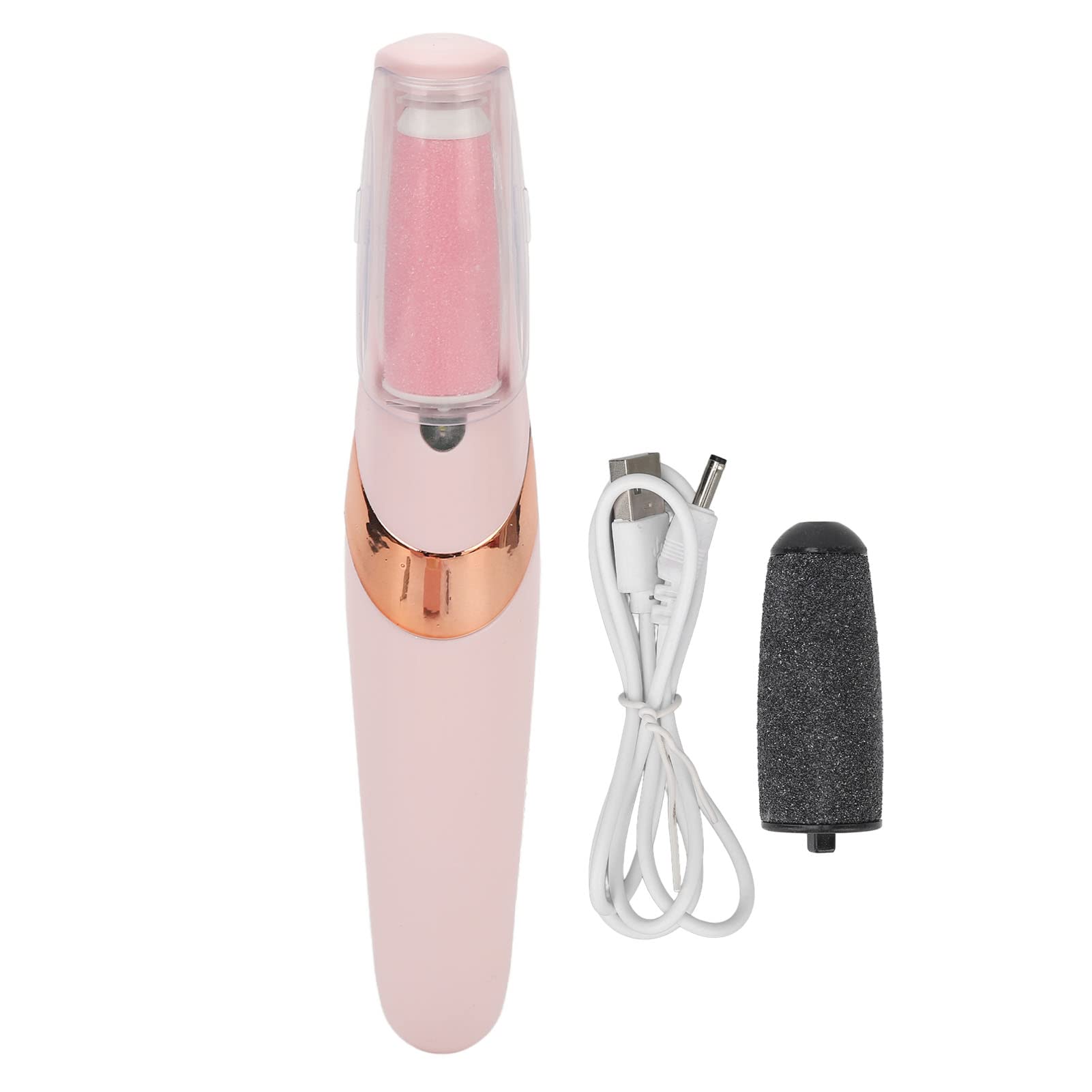 Electric Callus Remover & Rechargeable Foot File Kit - Professional Manicure Pedicure Set for Dry, Dead, Cracked Hard Skin Removal - Perfect for At-Home Nail Care & Spa Pedicures