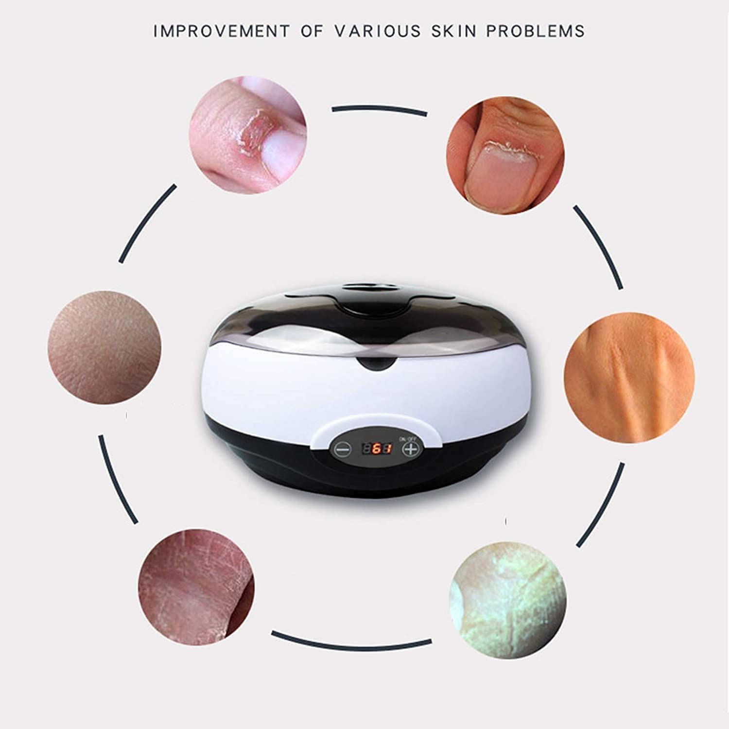 Professional Waxing Kit for Hair Removal - Facial, Eyebrow, Armpit & Bikini Wax Warmer Set with Sticks & Applicators | At-Home Salon Waxing for Smooth Skin | Perfect for DIY Beauty & Spa Days