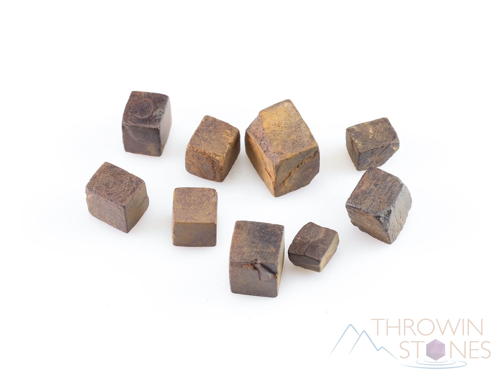 LIMONITE after PYRITE Raw Crystal Cubes - Natural Healing Stones for Meditation, Chakra Balancing & Sacred Geometry (E0699) | Perfect for Home Decor, Spiritual Practice & Crystal Collections