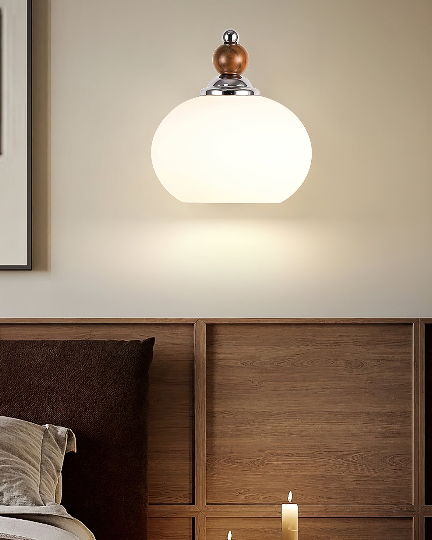 Yisi Po Modern Wall Lamp - Sleek LED Sconce Lighting for Bedroom, Living Room & Hallway - Energy Efficient Indoor Wall Light Fixture (Black/White) - Perfect for Home Decor & Ambient Lighting