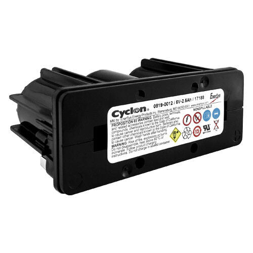 Enersys Cyclon HAWK0819 0012 6V 2.5Ah Sealed Lead Acid (SLA) Monobloc Battery - Perfect for Emergency Lighting, Security Systems & Backup Power Applications