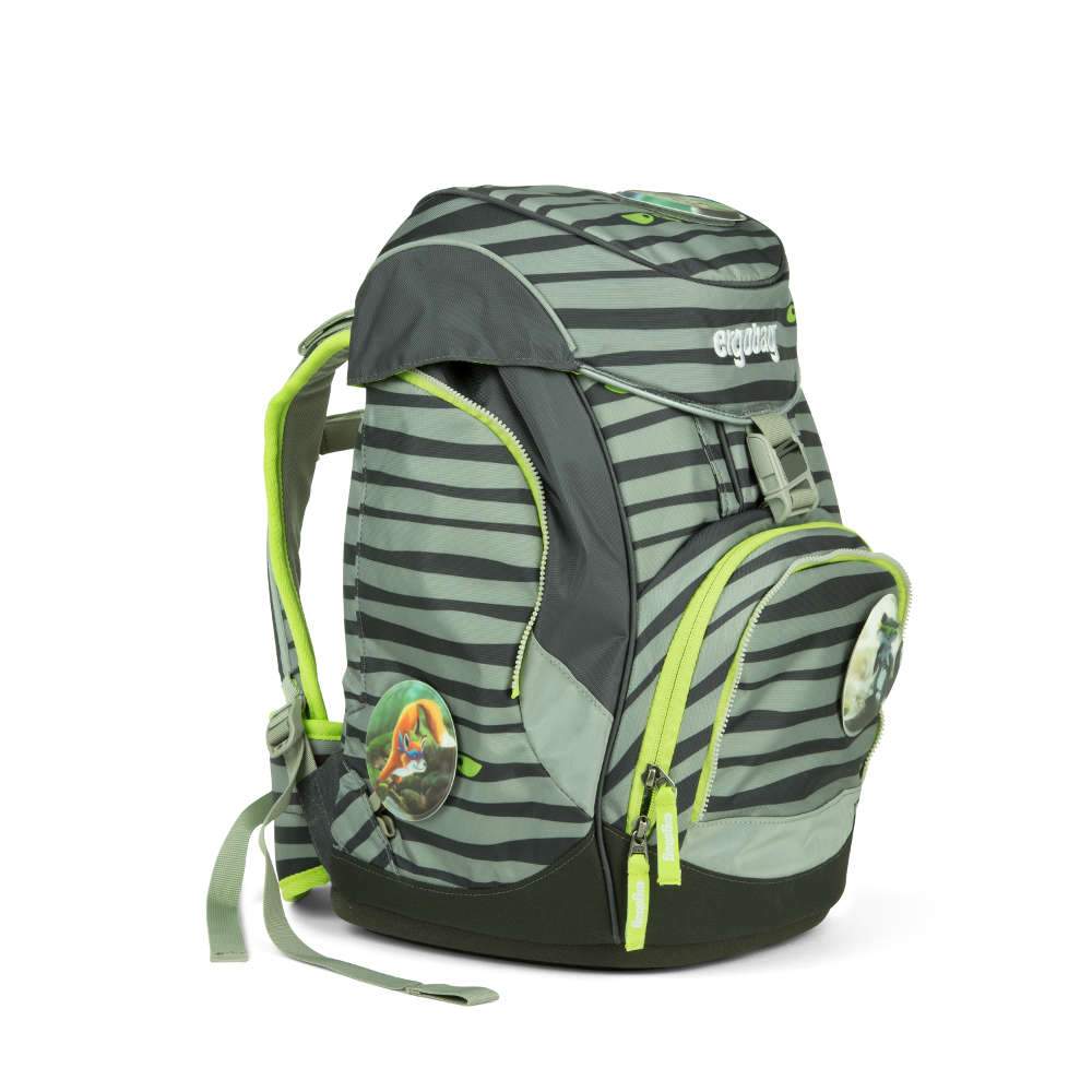 Ergobag School Backpack Set - 6 Piece Kids Bookbag with Super NinBear Design | Lightweight Durable Backpack for Elementary Students, Perfect for School, Travel & Outdoor Activities