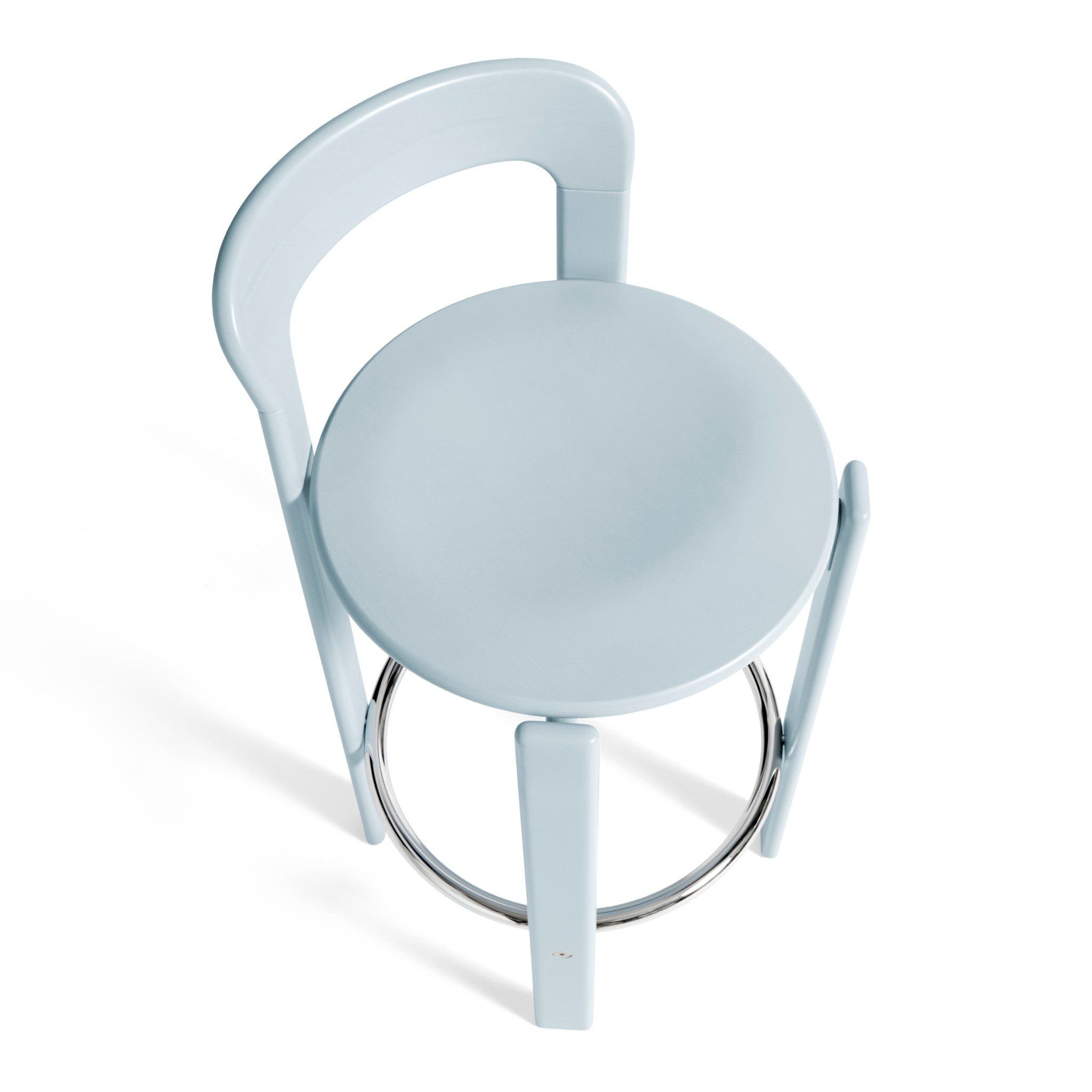 HAY Rey Bar Stool High - 75cm Slate Blue Modern Bar Chair for Kitchen Island, Dining Counter & Home Decor | PRE ORDER