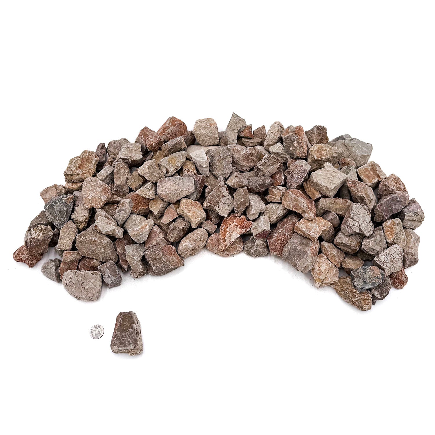 Natural Tan Elephant Skin Stone - Decorative Landscaping Rocks for Garden, Yard & Aquarium | Perfect for Zen Gardens, Pathways & DIY Projects