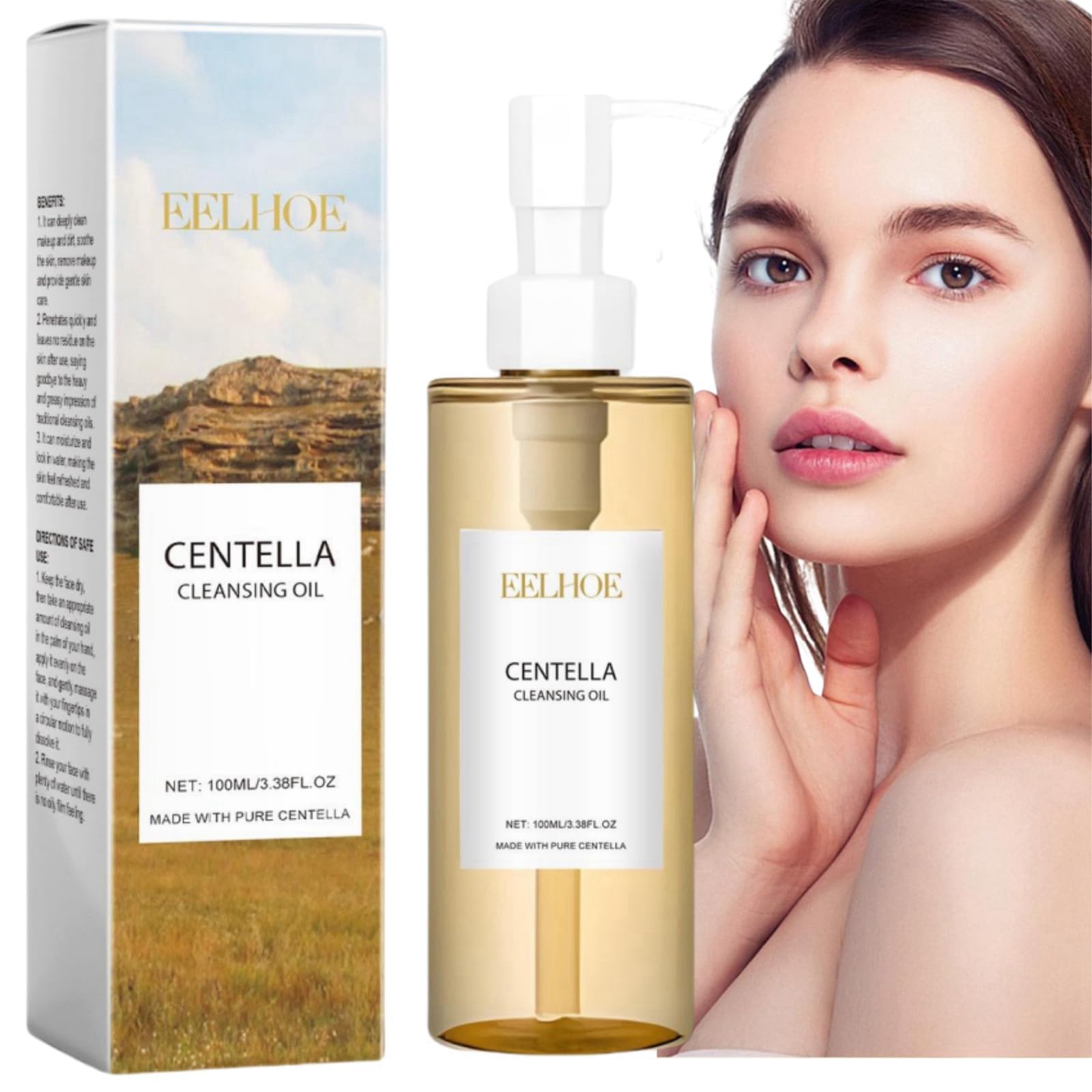 **Centella Light Cleansing Oil - Gentle Oil-Based Facial Cleanser for Makeup Removal | Natural & Hydrating | Perfect for Sensitive Skin & Daily Skincare Routine**    *(Use Case: Ideal for removing stubborn makeup, sunscreen, and impurities while soothing and hydrating skin, suitable for all skin types including sensitive and acne-prone skin.)*