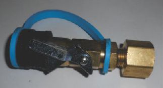 1/2 Inch LP Quick Disconnect Coupler with Plug - Gas Line Fitting for BBQ Grills, Outdoor Camping & RV Appliances