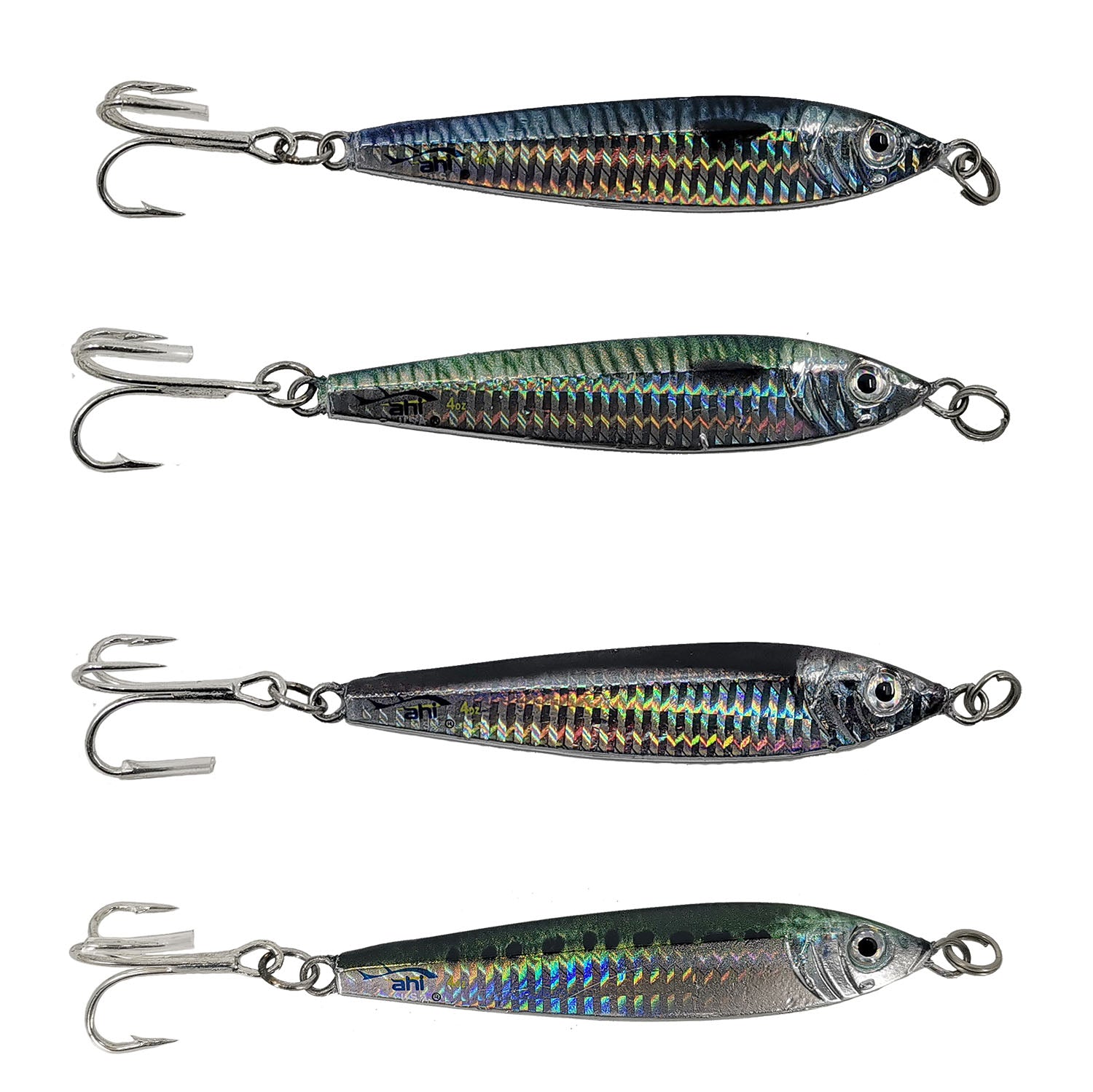 Ahi USA Premium Live Deception Flash Jigs - Saltwater Fishing Lures for Tuna, Mahi Mahi & More - Perfect for Offshore & Deep Sea Fishing Adventures