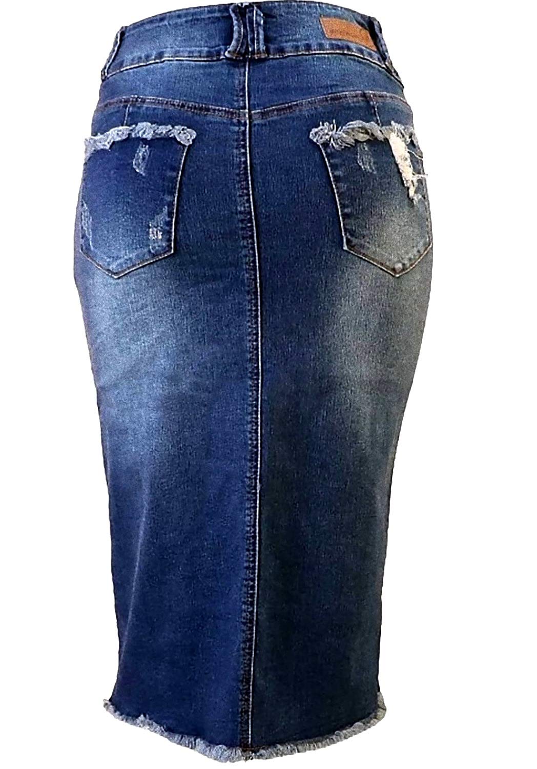 Jack David 1826 Women's High Waist Skinny Jeans - Slim Fit Stretch Denim Pants for Casual & Office Wear