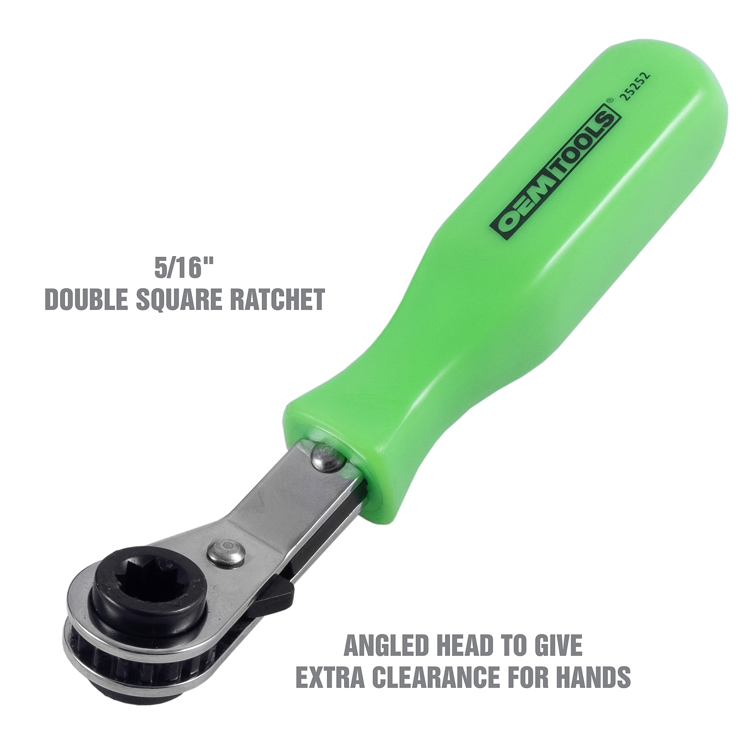 OEMTOOLS 25252 Automatic Slack Adjuster Tool & Wrench - Professional Brake Adjustment Kit for Semi Trucks & Trailers - Heavy Duty Air Brake Maintenance Tool for Truck Repair & Fleet Service