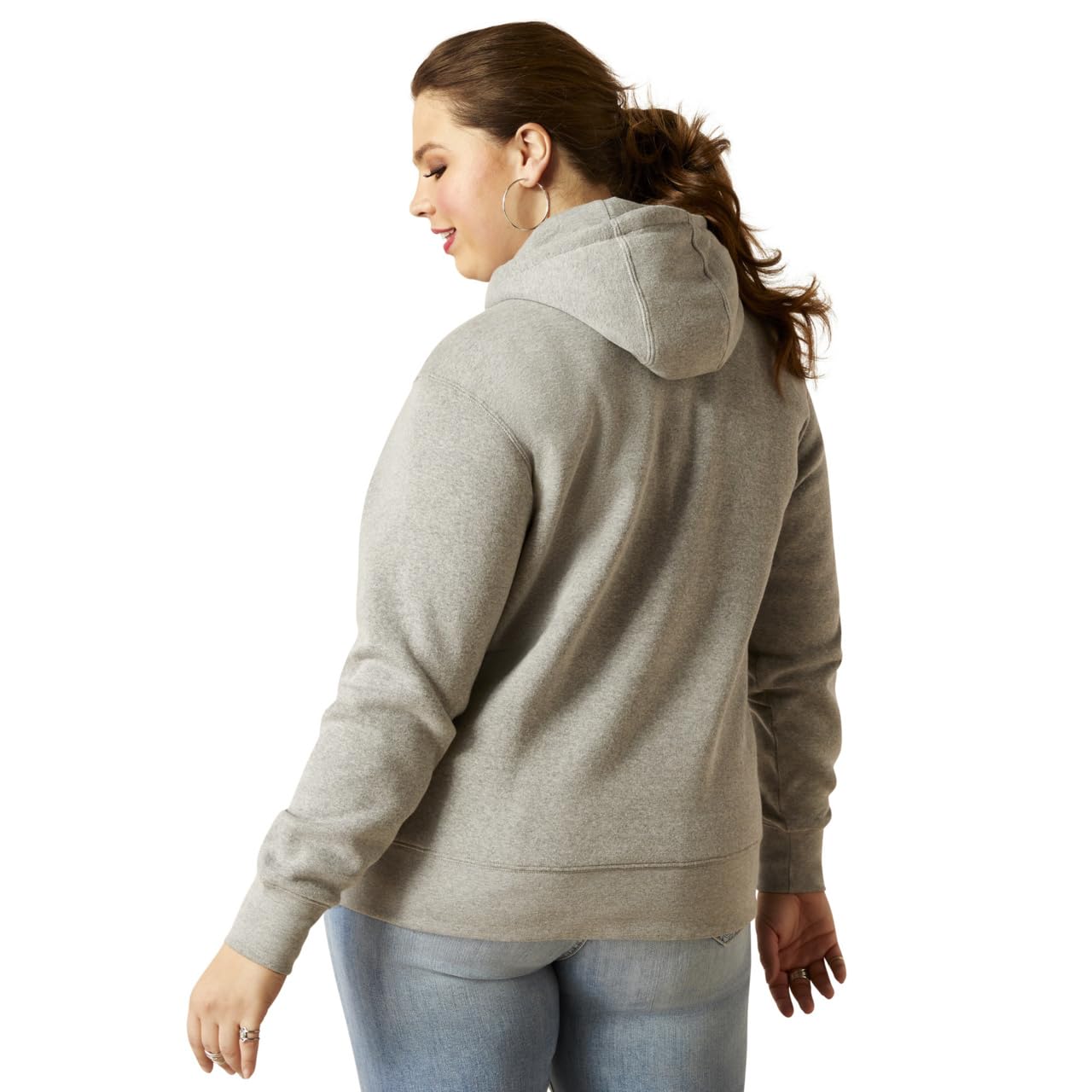 ARIAT Women's Logo Hoodie - Soft & Comfortable Pullover Sweatshirt for Casual Wear, Outdoor Activities & Workouts