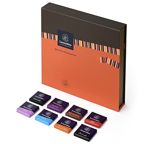 Leonidas Assorted Neapolitans Chocolate Gift Box - 32 Premium Belgian Chocolates (0.5 lb) | Gourmet Chocolate Gift for Holidays, Birthdays & Corporate Events
