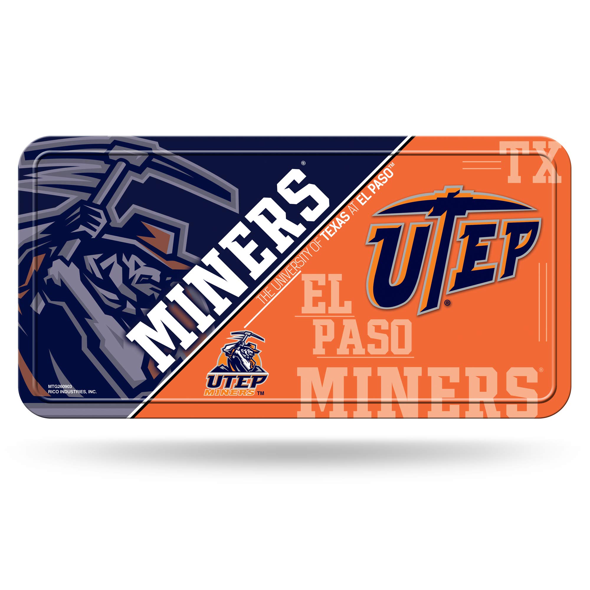 NCAA Unisex Adult Metal License Plate Tag - Durable Car Accessories for College Sports Fans - Perfect for Tailgating, Game Day & Alumni Events