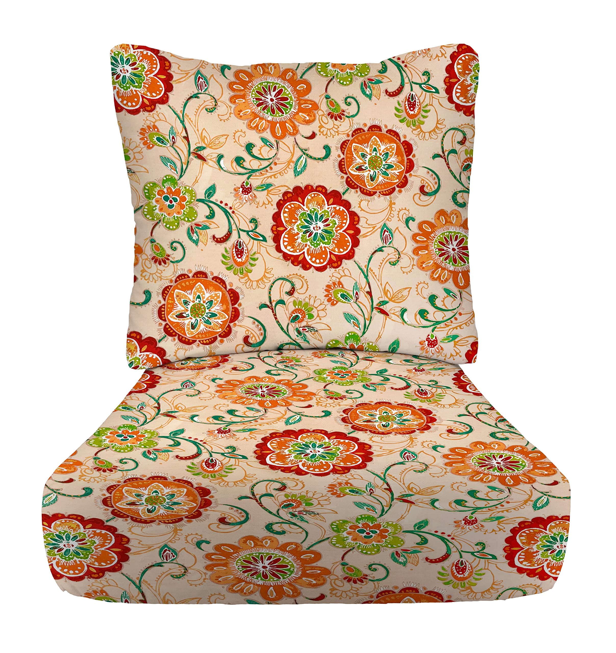 Premium Deep Seating Cushion Set with Pillow Back - 23