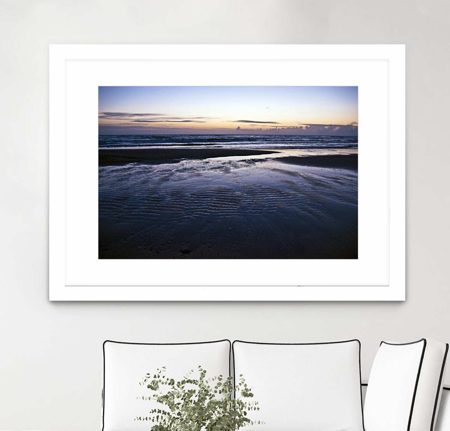 Blue Silence of the Sea - Ocean Themed Wall Art for Home & Office Decor | Perfect for Living Room, Bedroom or Beach House