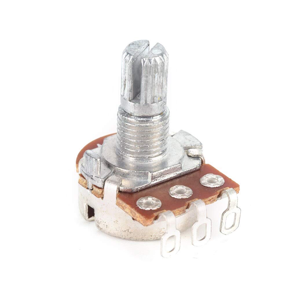 3-Piece Chrome Guitar Switch Knob A250K Potentiometer - Split Shaft Audio Tone Control for Electric Guitars | Perfect for DIY Guitar Repair & Customization