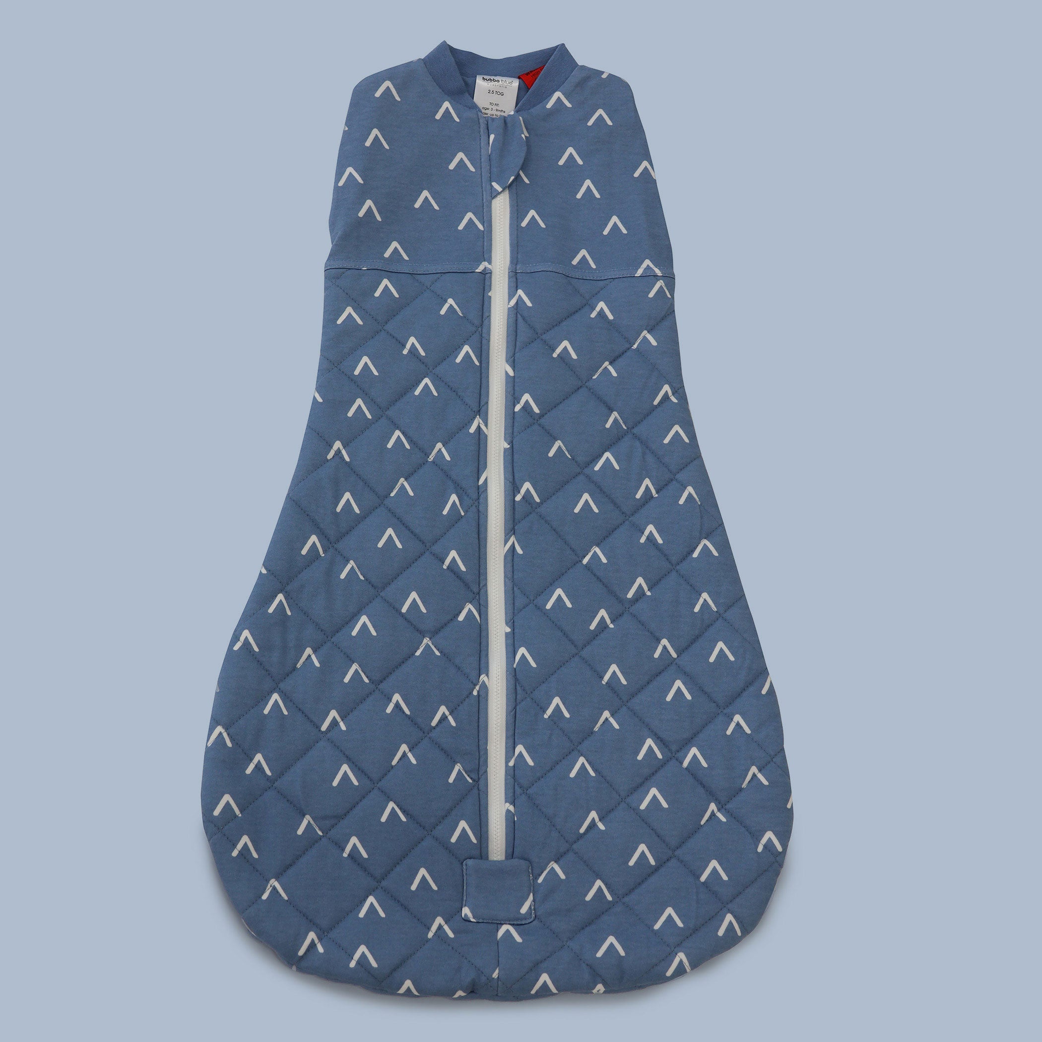 Nordic Style 2.5 TOG Baby Swaddle Sleep Sack & Sleepsuit Set - Soft Denim Blue - Perfect for Newborns & Infants (0-6 Months) - Ideal for Nursery, Daycare & Travel