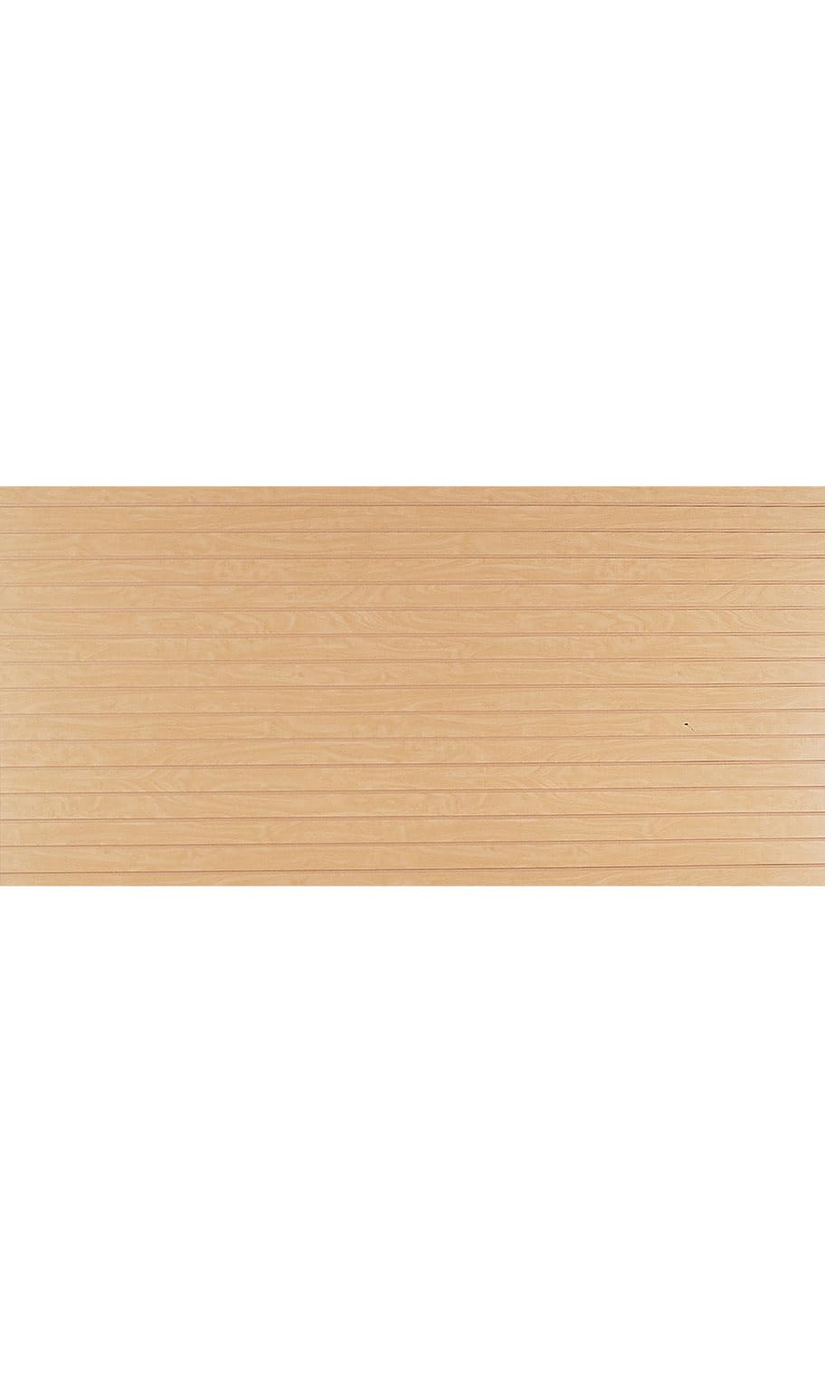 SSWBasics 4x8 Foot Horizontal Maple Slatwall Panel - Premium Slat Wall Paneling for Garage Storage, Home Organization & Retail Display - Durable Tool Organizer & Wall Decor - Perfect for Workshop, Closet & Store Displays