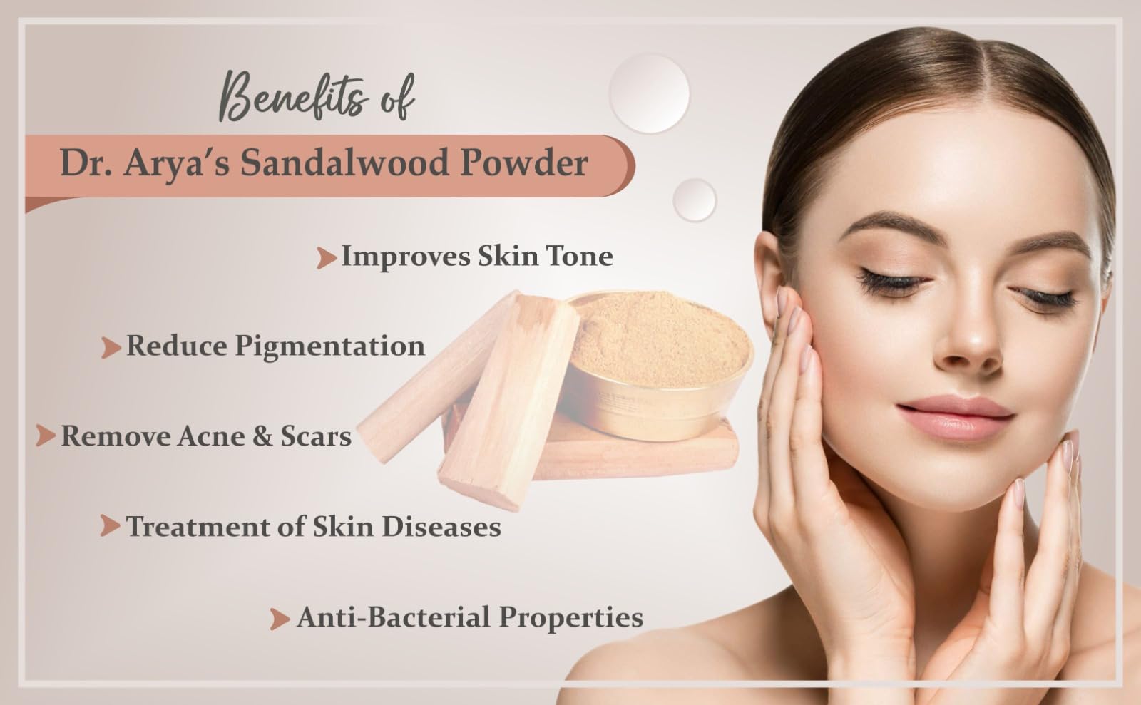 100% Pure Natural Chandan & Sandalwood Powder for Face - Ayurvedic Skin Care Treatment to Fade Acne Scars & Aging Marks | 10g | Perfect for DIY Face Masks & Beauty Rituals