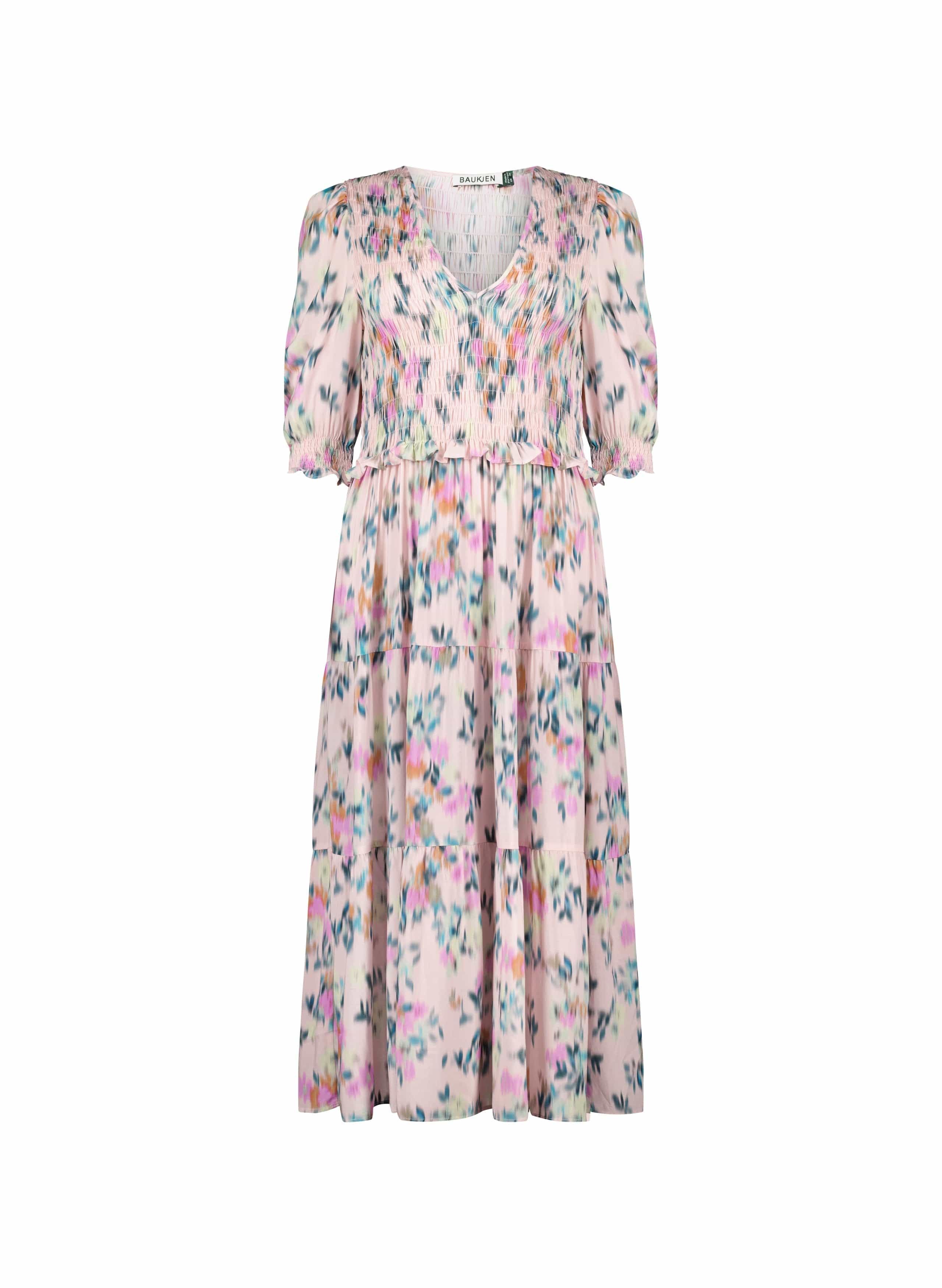 Florence LENZING™ ECOVERO™ Floral Dress for Women - Pink Summer Dress, Sustainable Viscose, Comfortable & Breathable - Perfect for Beach Vacations, Garden Parties & Casual Outings