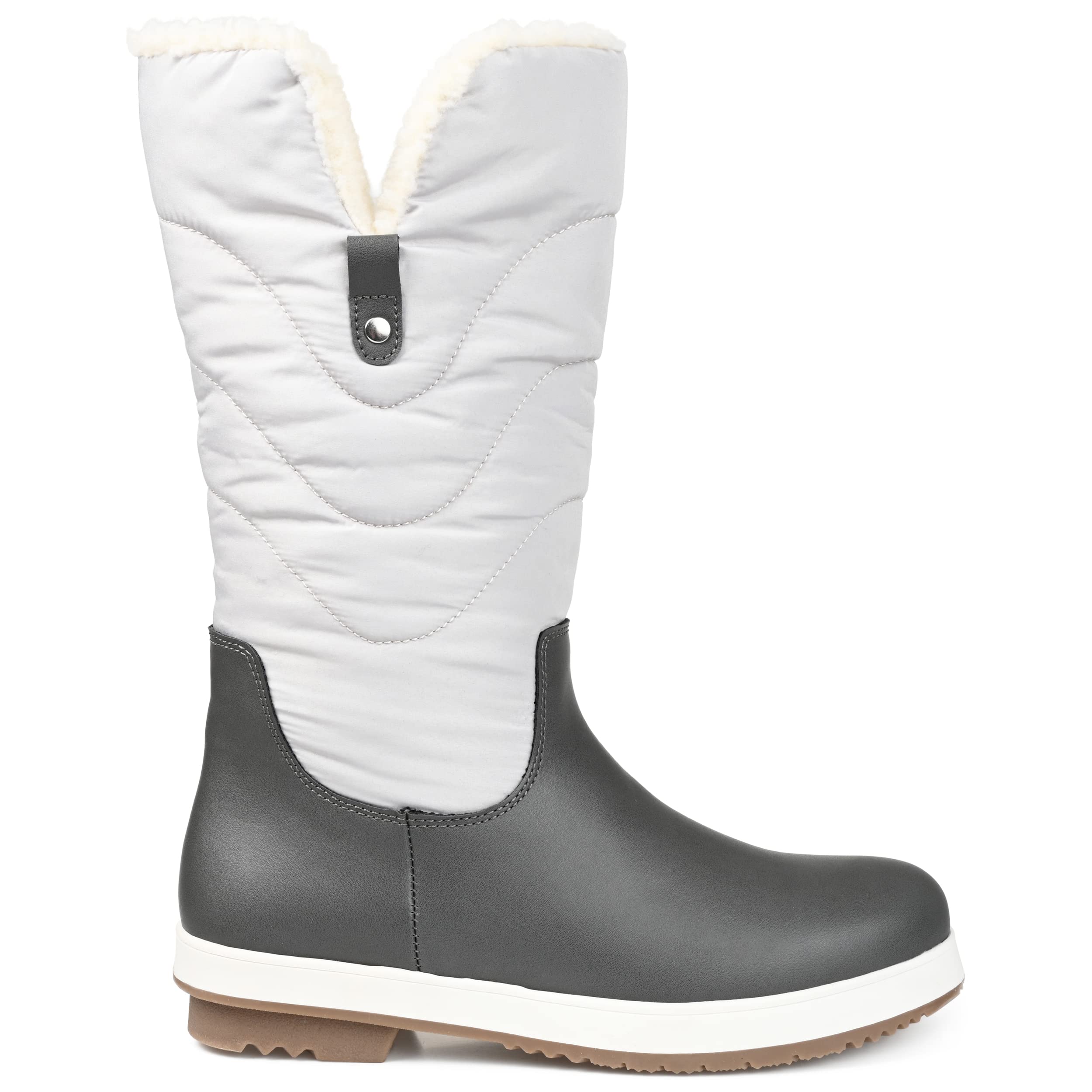 Brinley Co. Women's Tru Comfort Foam™ Mid Calf Winter Boots - Waterproof Snow Boots for Women with Memory Foam Insoles - Perfect for Cold Weather, Snowy Days & Outdoor Activities