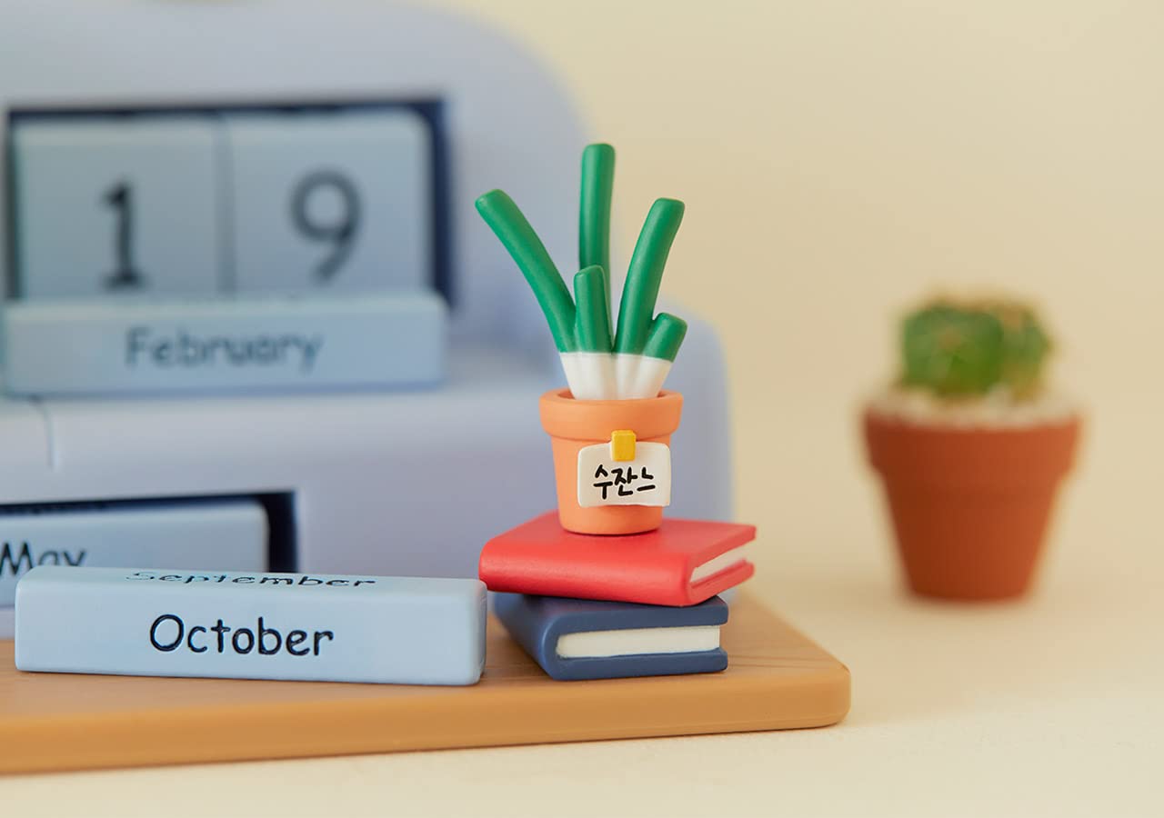 Jordy Figure Desk Blocks Calendar - Office & Home Decor