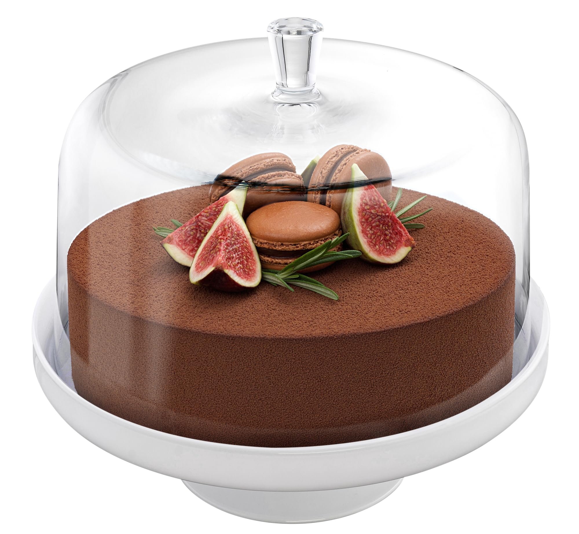 Premium European Glass Cake Stand Set - 12.4