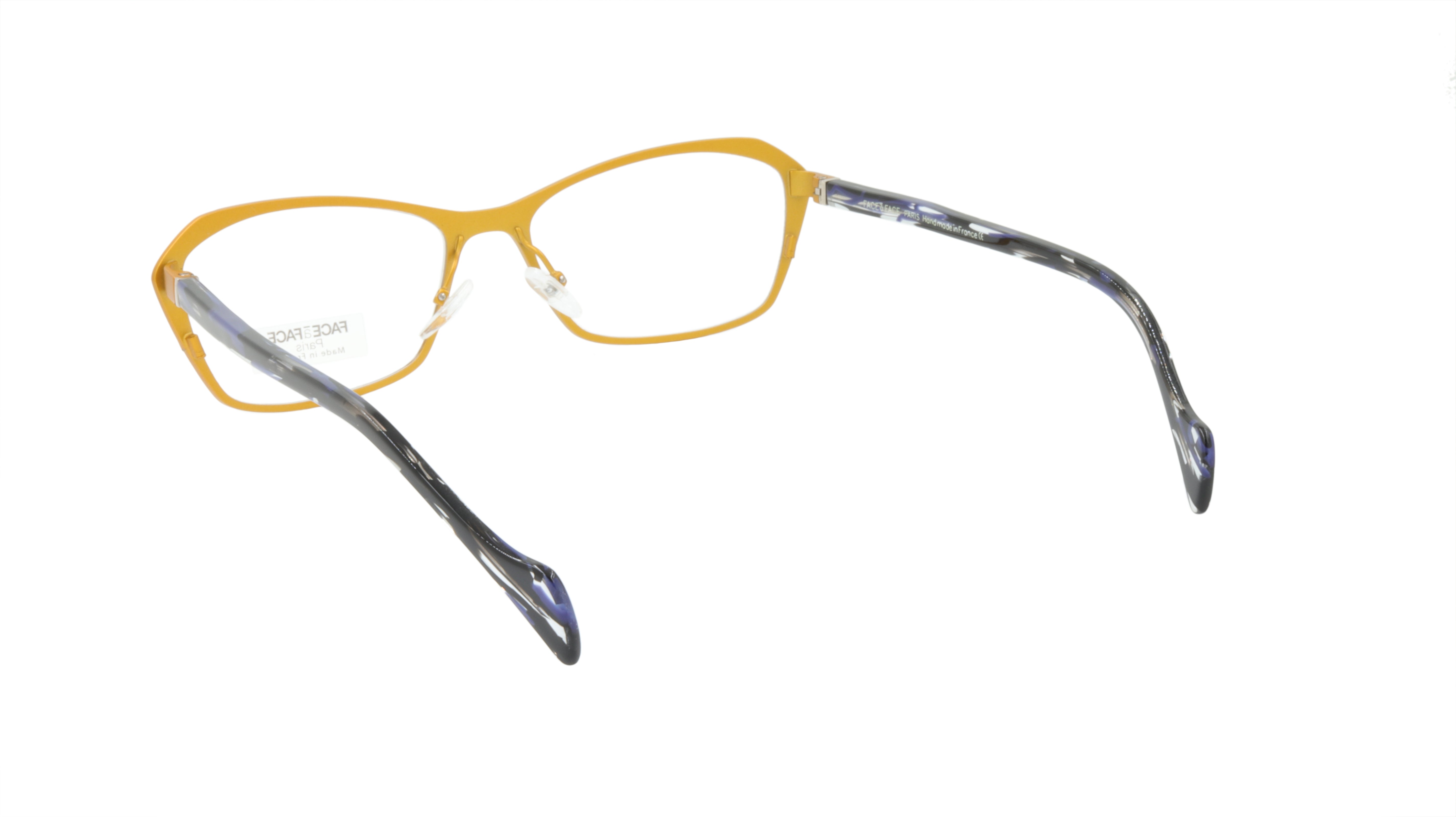 Face A Face Keira 3 Eyeglasses Frame 9345 - Acetate & Metal Combination in Dark Violet | Perfect for Office, Reading & Fashion Accessories