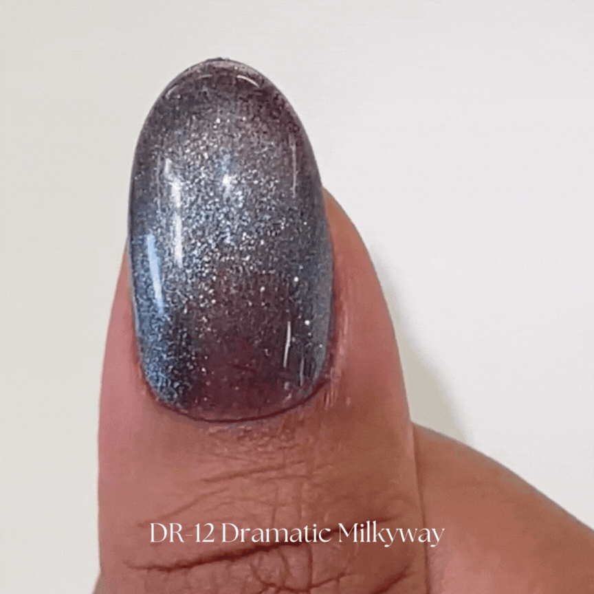 Kokoist Dramatic Magnet DR 12 Dramatic Milkyway Nail Gel Polish - Long-Lasting Professional Nail Art Gel for Salon & Home Manicure - Perfect for Special Occasions, Parties & Everyday Wear