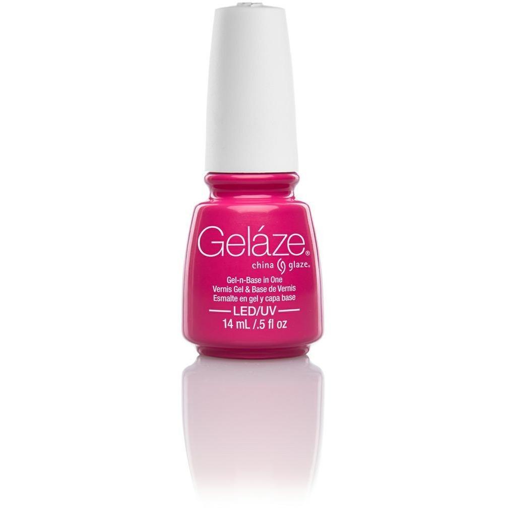 China Glaze Gelaze Nail Polish - Rich & Famous #81641 (0.5 oz) - Long Lasting Gel-Like Shine for Salon Quality Manicures at Home