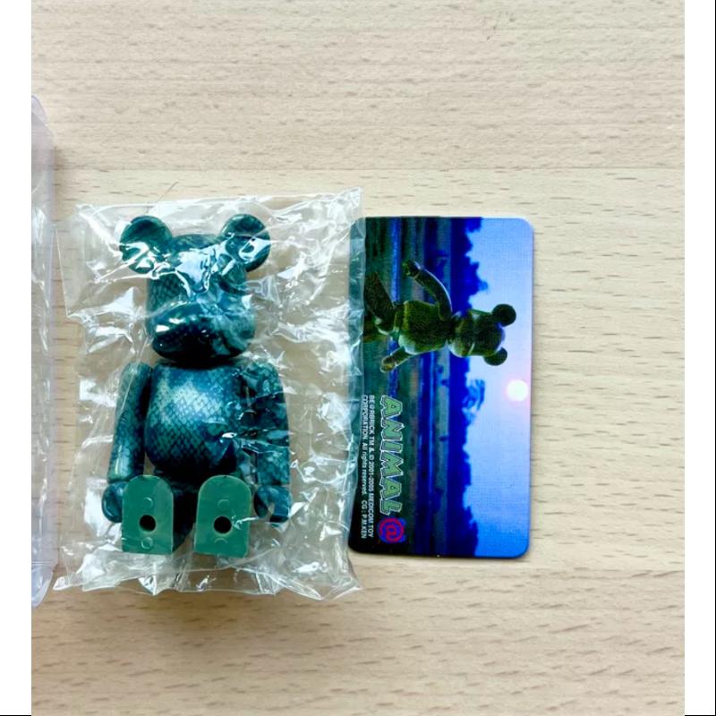 Bearbrick Series 11 ANIMAL Snakeskin 100% Collectible Figure - Limited Edition Vinyl Art Toy for Display & Home Decor
