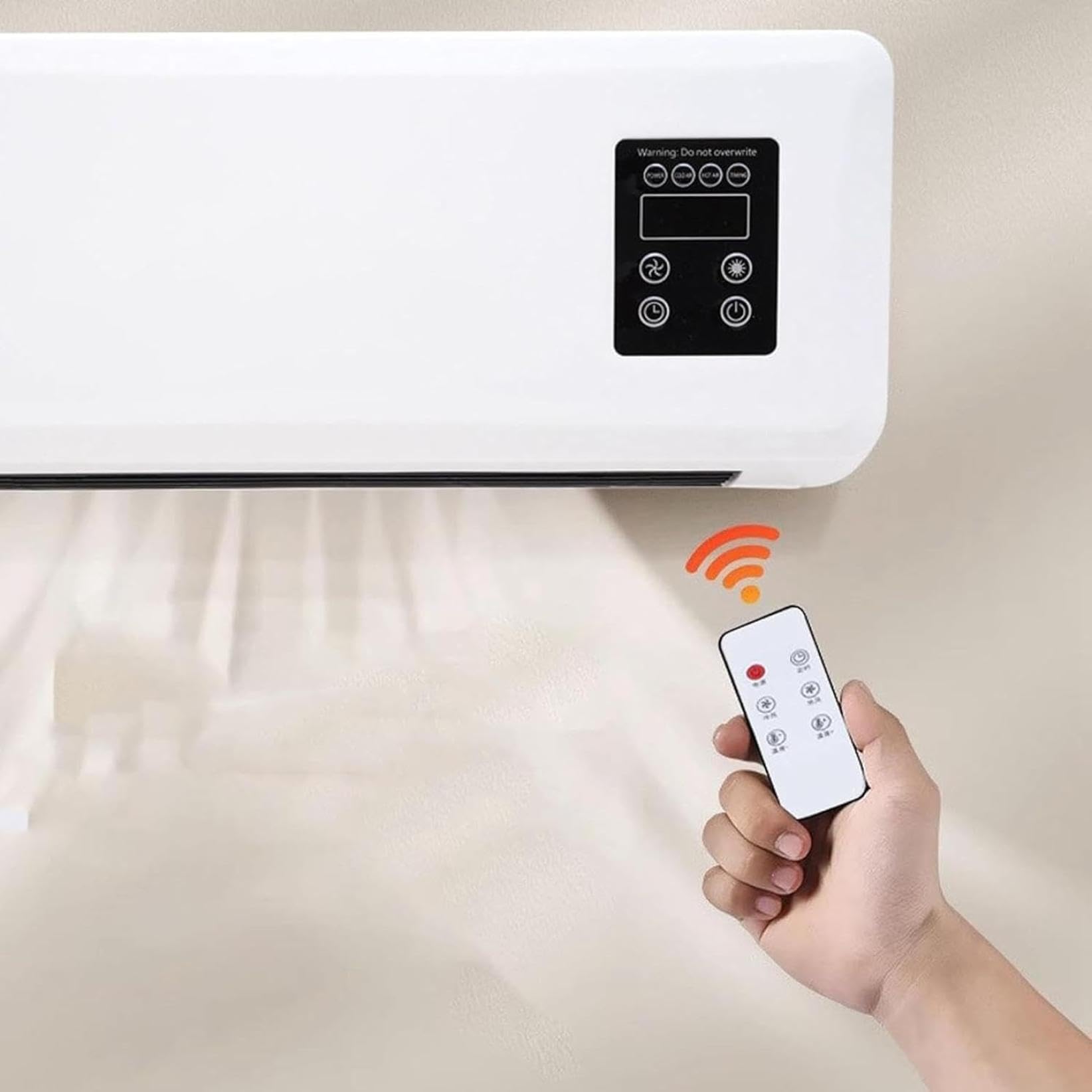2024 Mini Split AC/Heating System - Wall Mounted Ductless Air Conditioner & Heater with Remote Control | Energy Efficient 2-in-1 Unit for Home, Apartment & Office | Perfect for Bedrooms, Living Rooms & Small Spaces (US Certified)