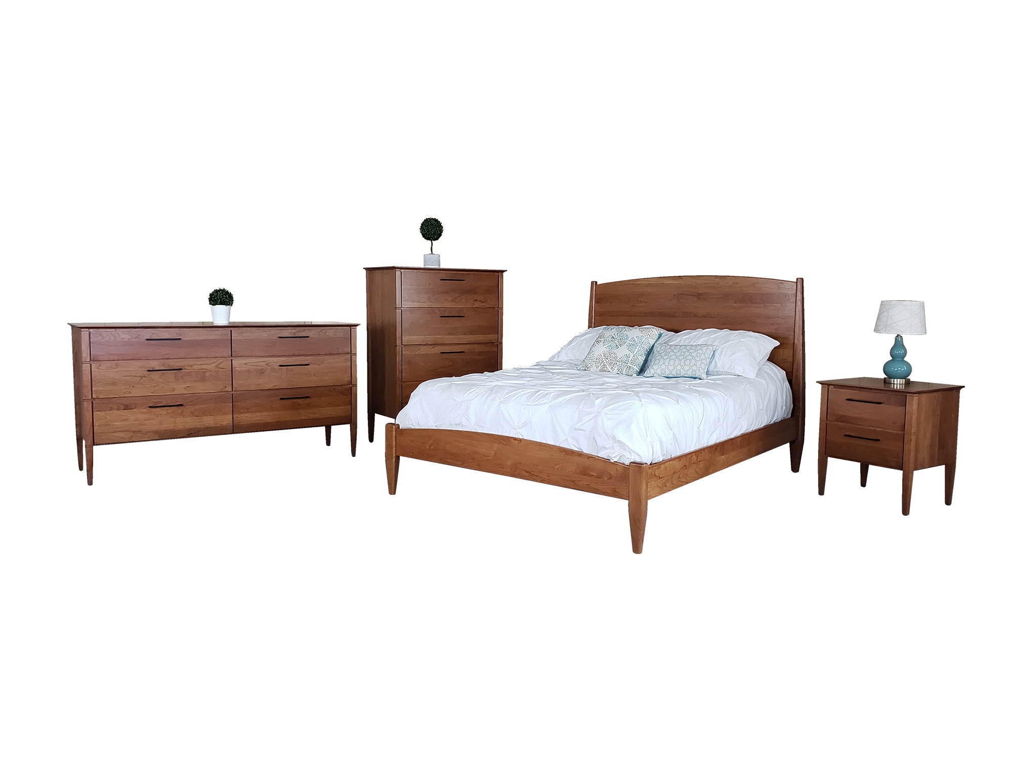Solid Wood Tall Nightstand with Drawer - Modern Bedside Table for Bedroom, Living Room, or Guest Room - Perfect for Storage and Decor