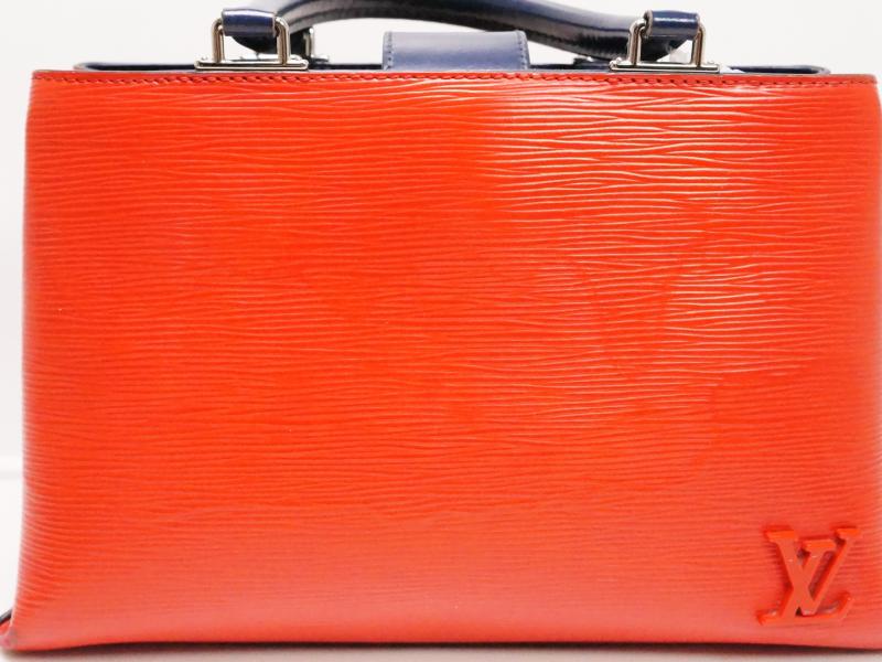 Authentic Pre-Owned Louis Vuitton Epi Leather Kleber PM Handbag - Red & Blue Two-Way Tote with Adjustable Strap (Style M51333) - Perfect for Work, Travel & Luxury Everyday Use