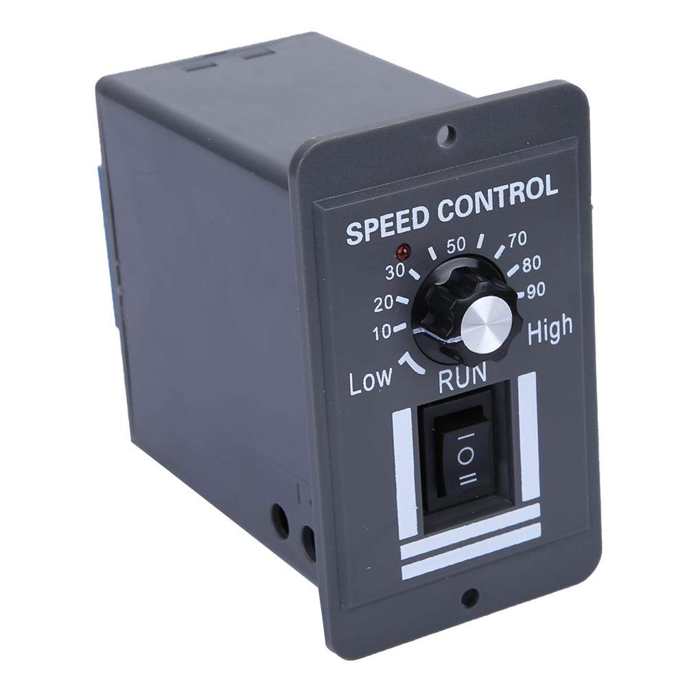 DC 12-60V 40A PWM Motor Speed Controller with CW/CCW Reversible Switch - Variable Speed Control for Brush Motors, DIY Robotics, CNC Machines, and Power Tools