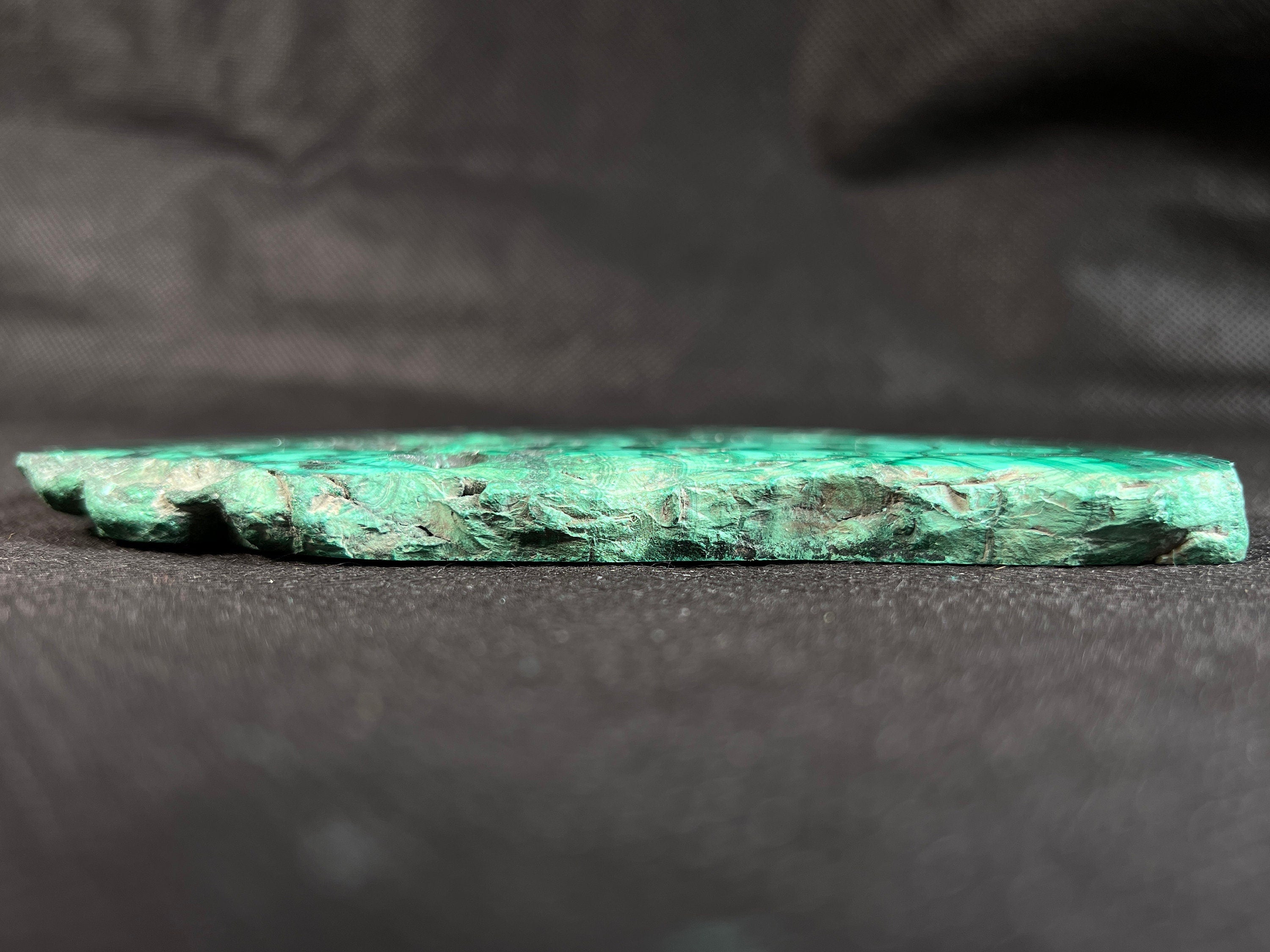 Premium Malachite Crystal Slab - Natural Green Malachite Stone for Jewelry Making, Unique Gifts & Home Decor (50420) | Healing Crystal Display, Meditation Stone, Feng Shui Decor