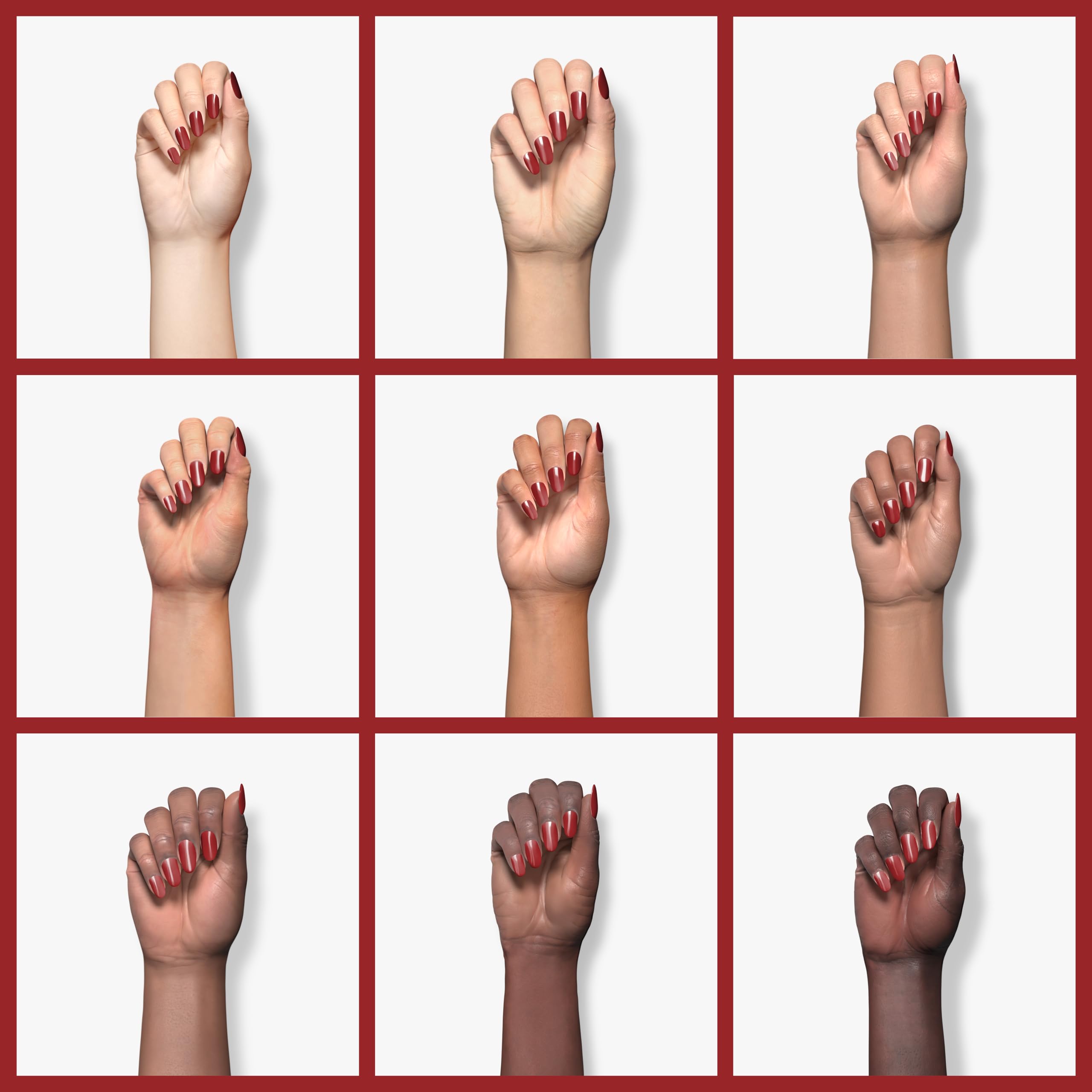 Organic Non-Toxic Vegan Nail Polish - Cruelty Free Fast Drying Long Lasting Nail Paint for Women - Bordeaux Red Nail Art Polish for Manicures, Parties & Special Occasions