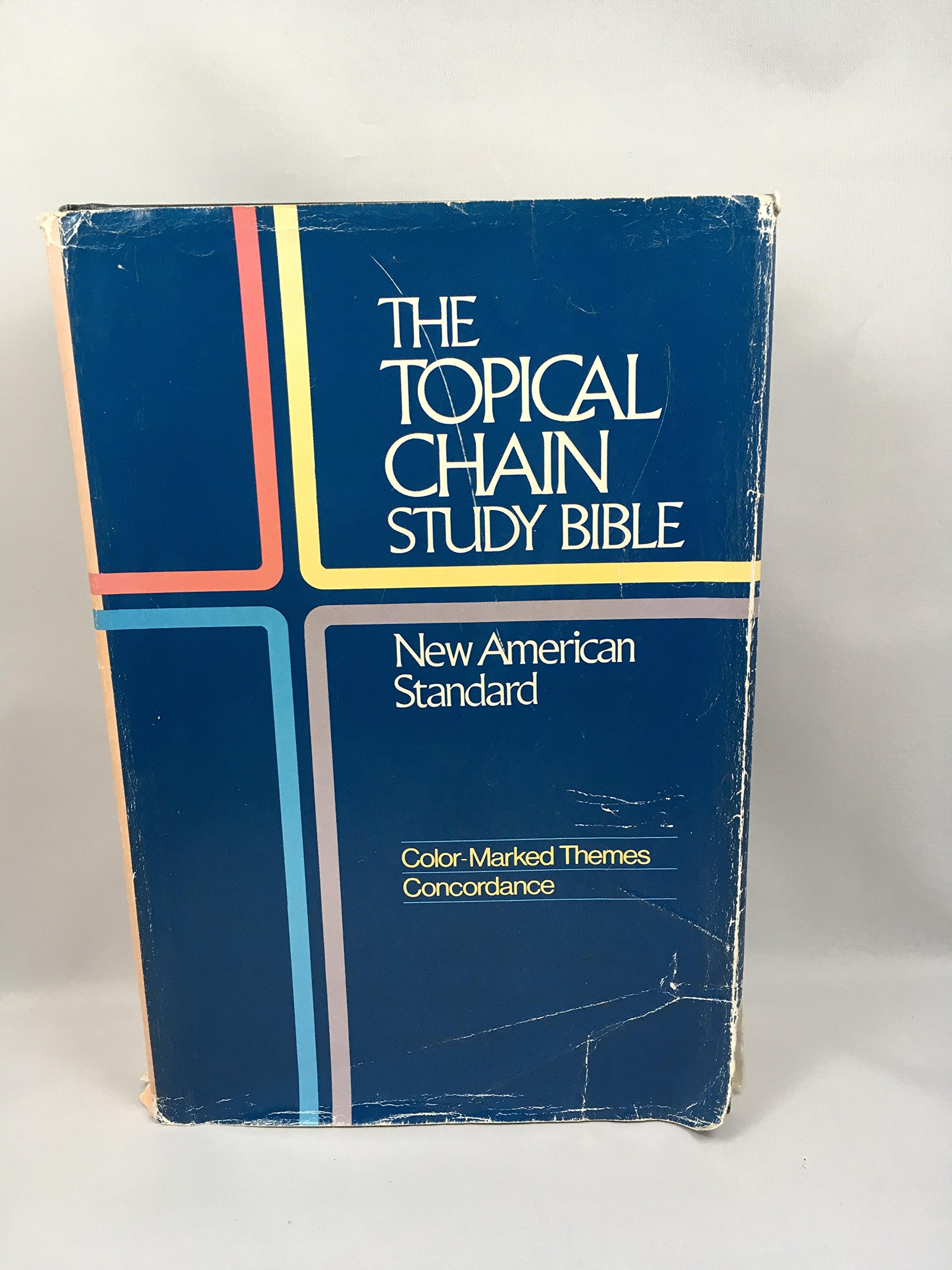 Topical Chain Study Bible NASB - New American Standard Bible for In-Depth Scripture Research & Bible Study Groups