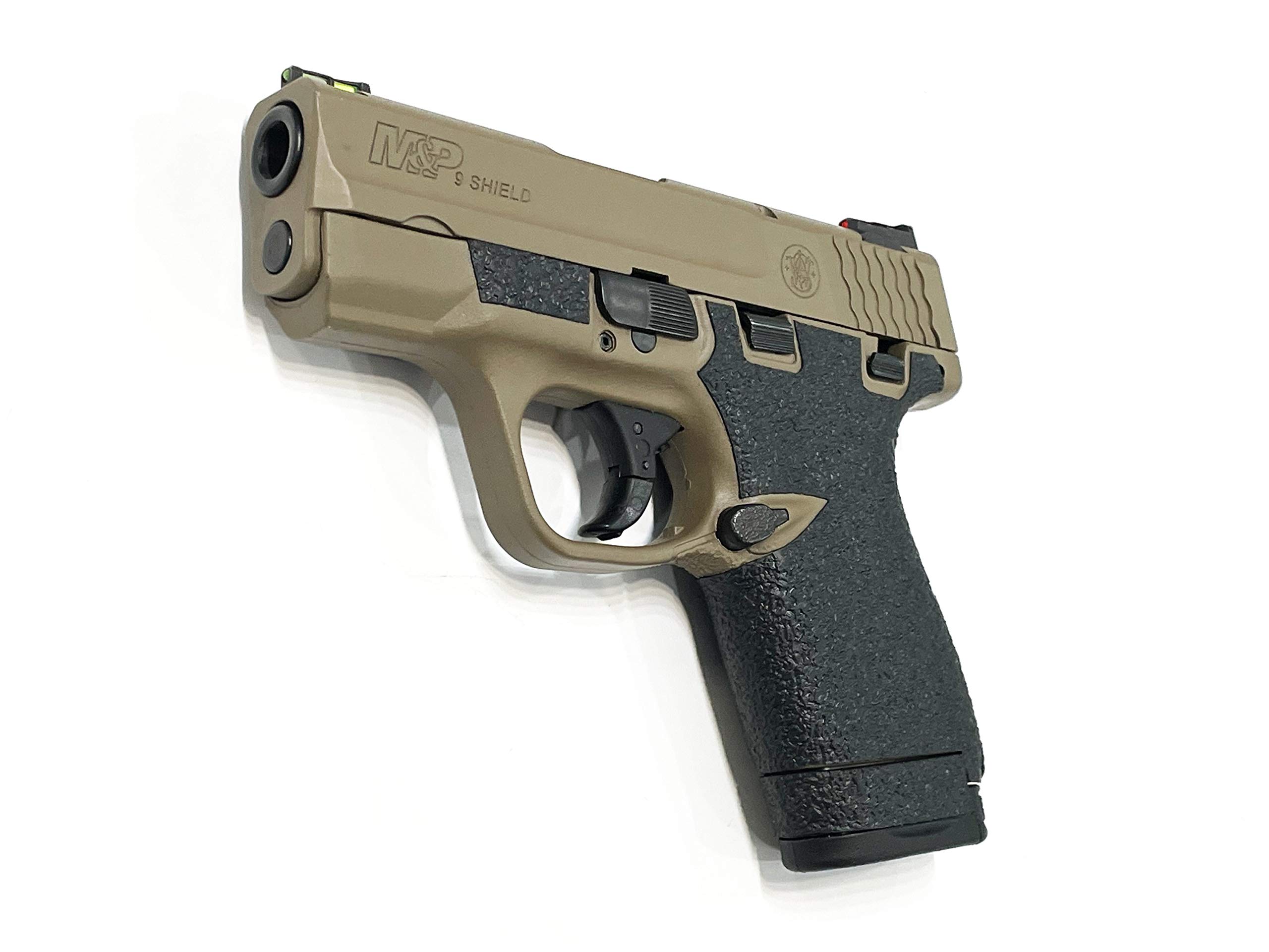 Textured Rubber Gun Grip Enhancement for Smith & Wesson Shield 45 ACP - Improved Handling & Control for Shooting, Hunting & Self Defense
