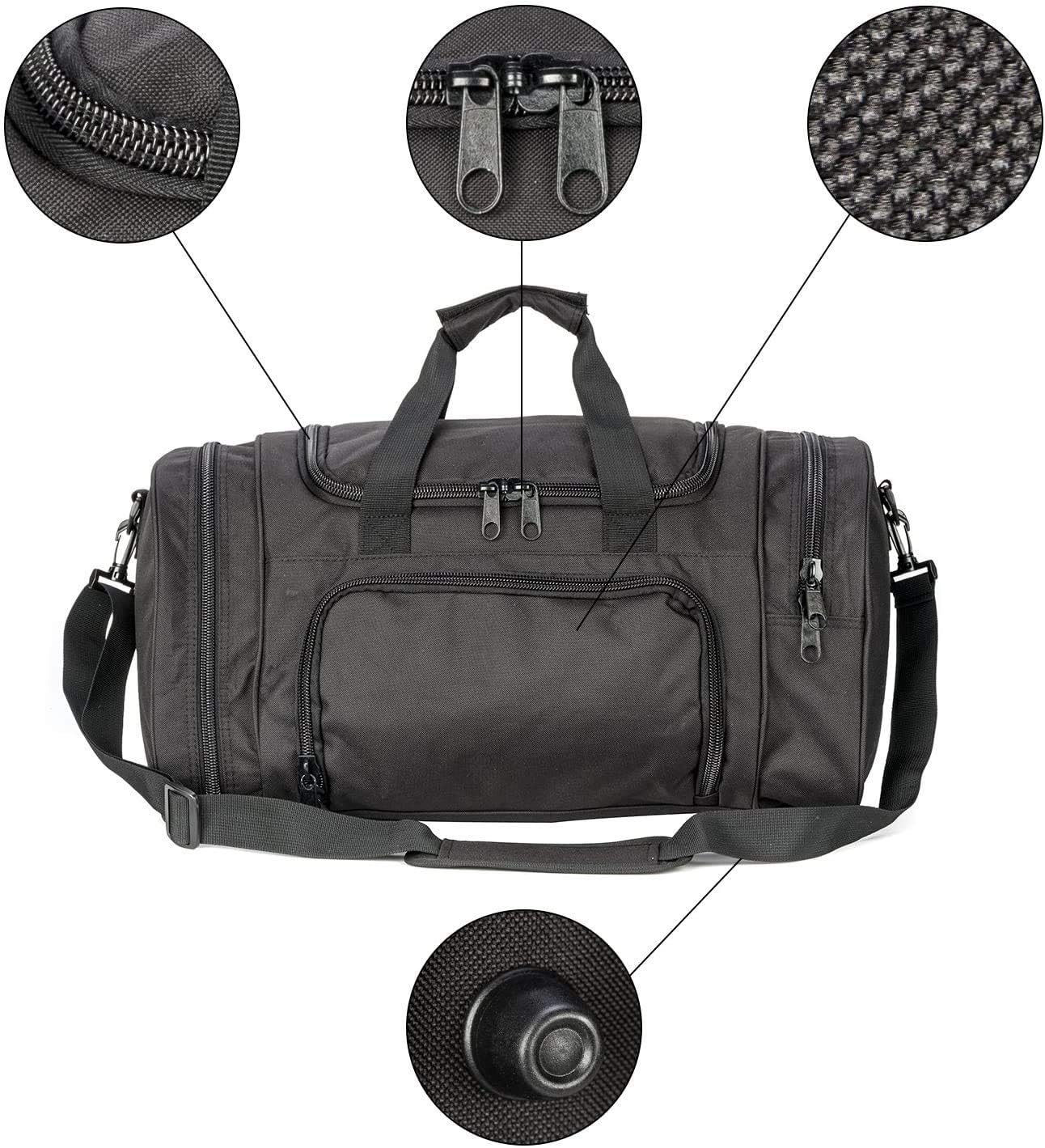 Large Gym Duffle Bag for Men & Women with Shoe Compartment - Waterproof Sports Duffel for Travel, Workout & Military Use - Perfect for Weekend Trips, Overnight Stays & Fitness Training