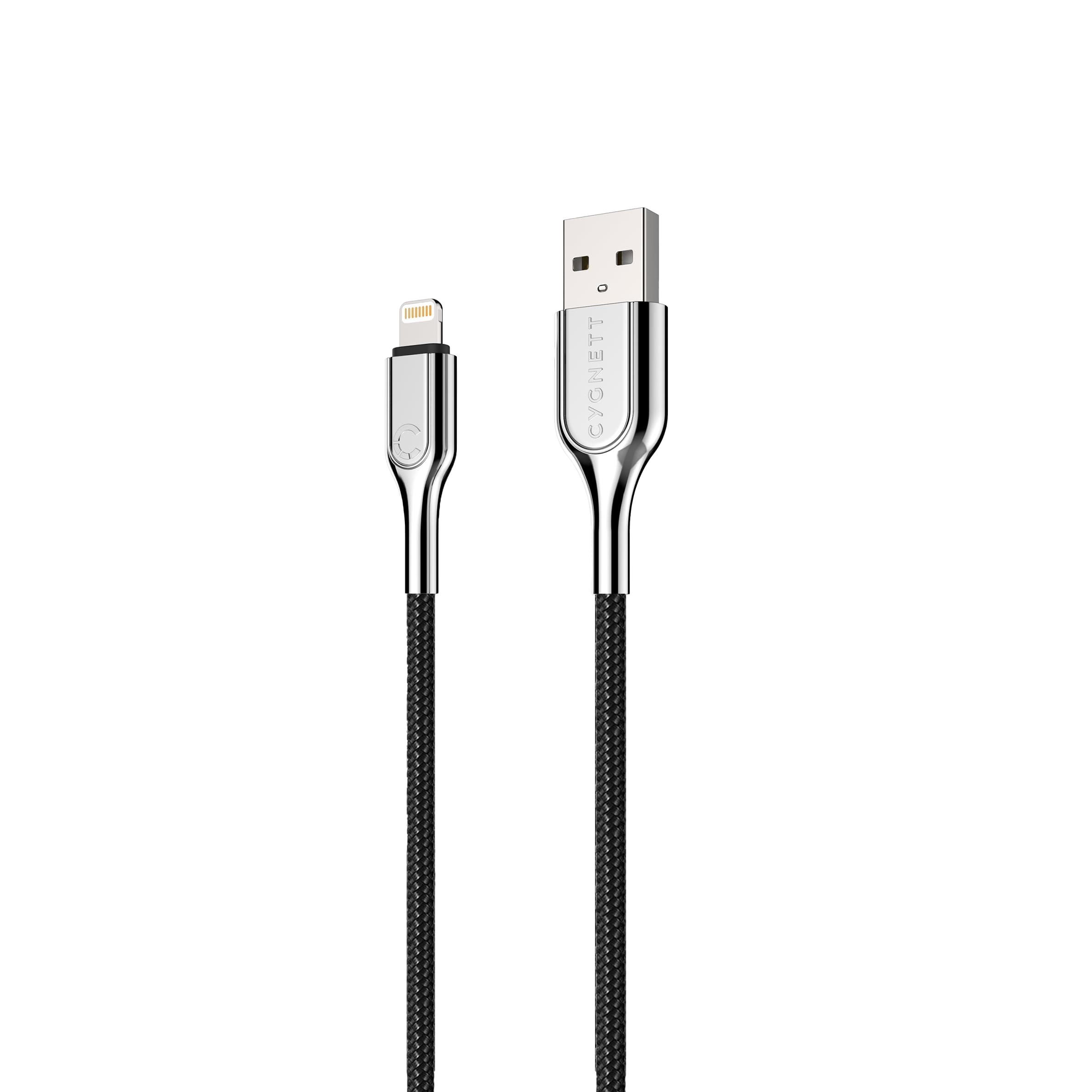 CYGNETT CY2671PCCAL 9ft Armored Lightning to USB Cable - Fast Charging & Sync for iPhone, iPad - Durable for Travel, Home, Office Use